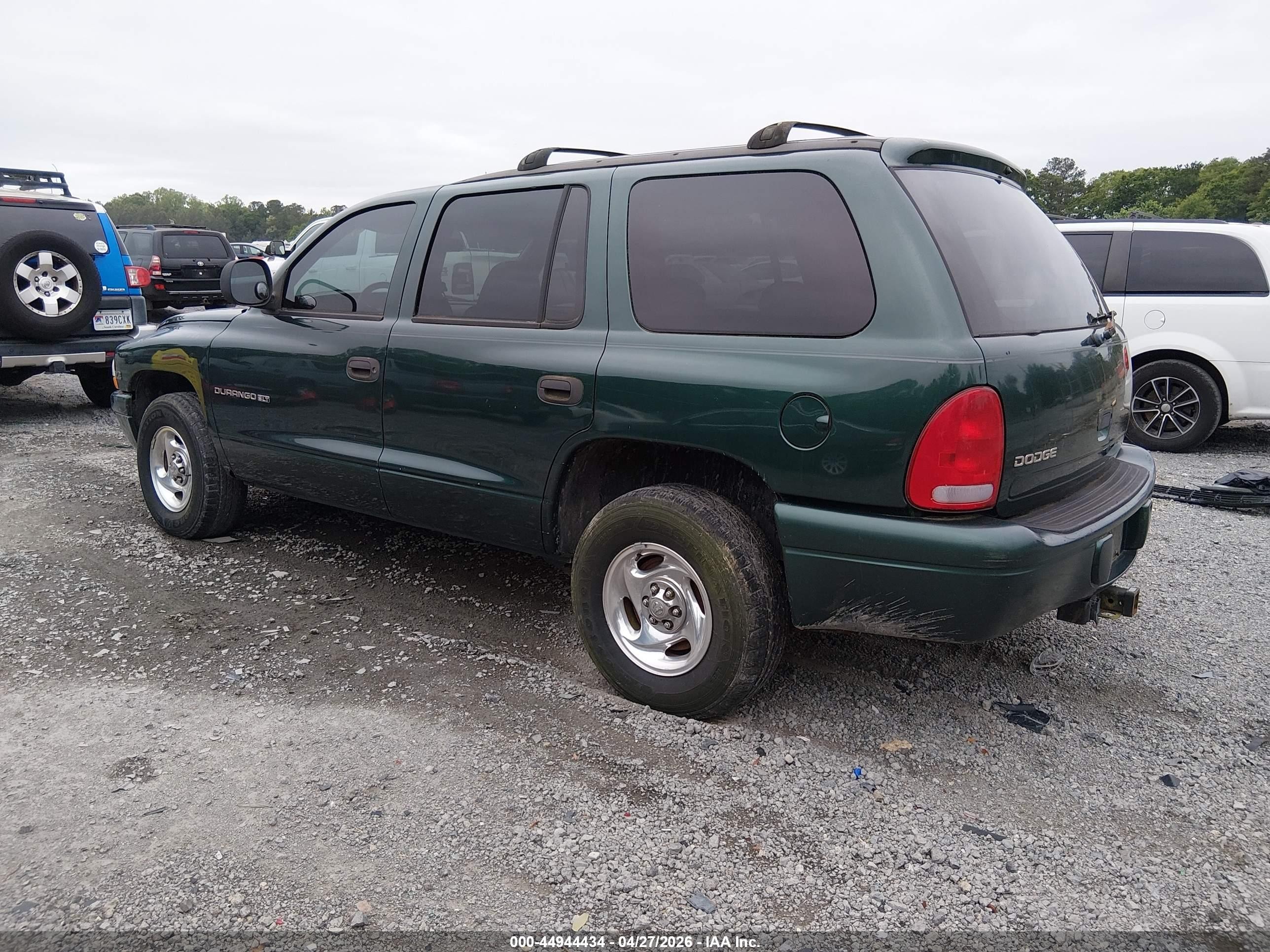 1999 Dodge Durango   Зеленый vin: 1B4HR28ZXXF545697