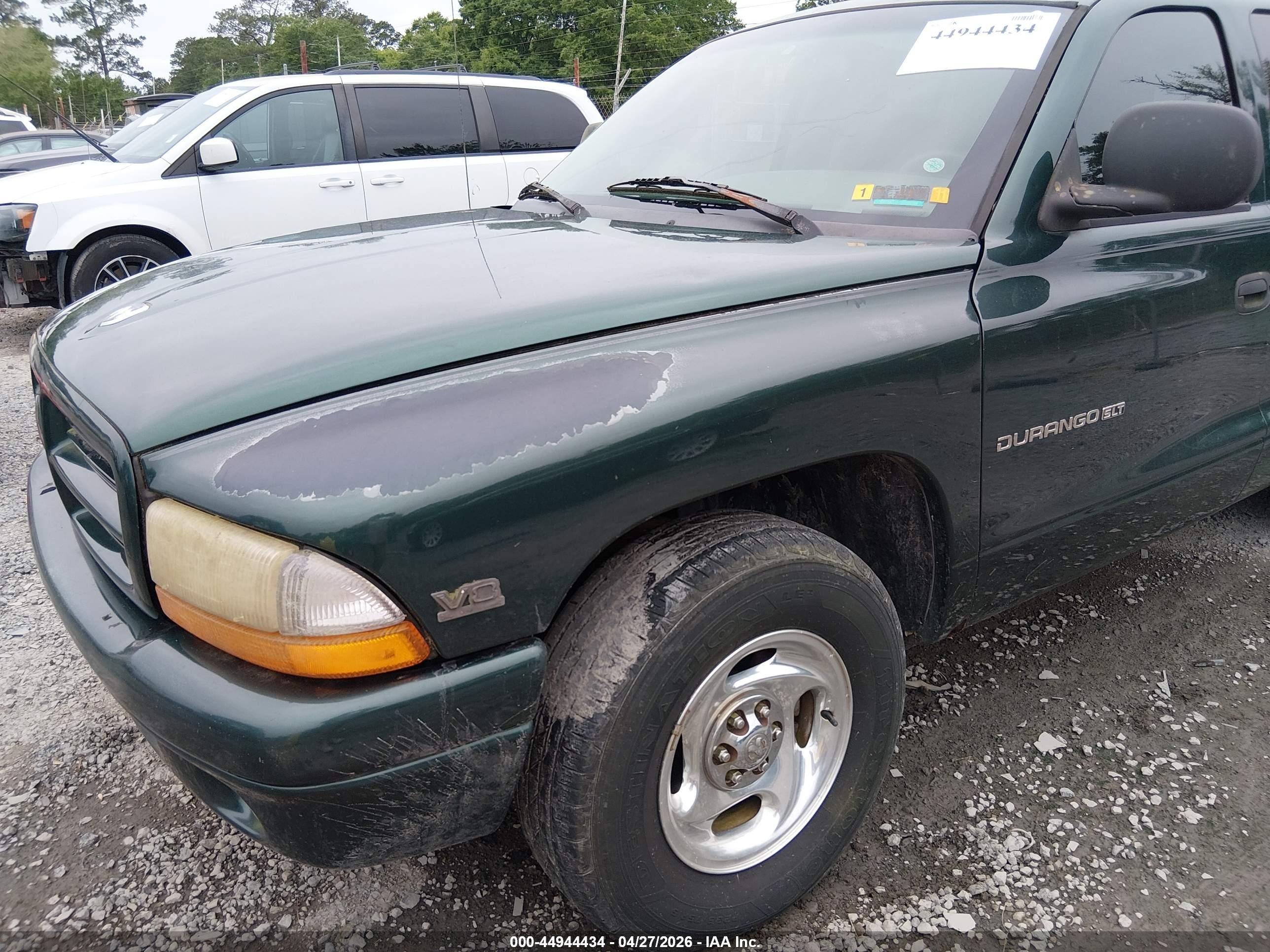 1999 Dodge Durango   Зеленый vin: 1B4HR28ZXXF545697