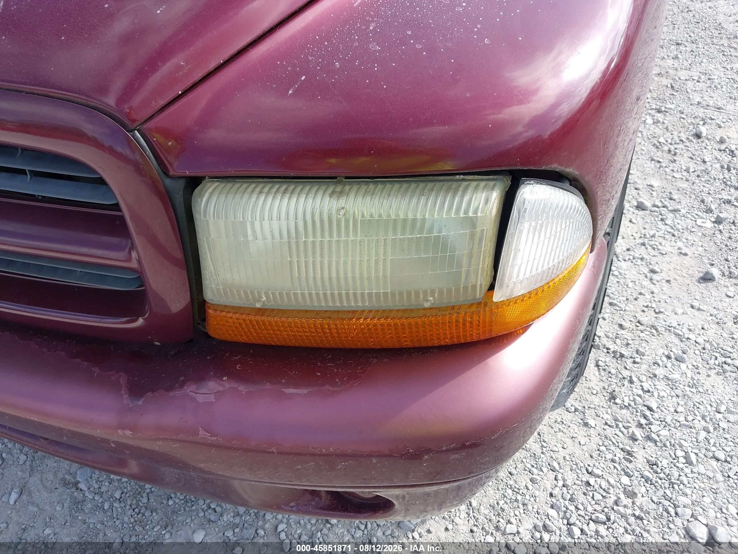 2002 Dodge Durango Sport Maroon vin: 1B4HR38N82F124976