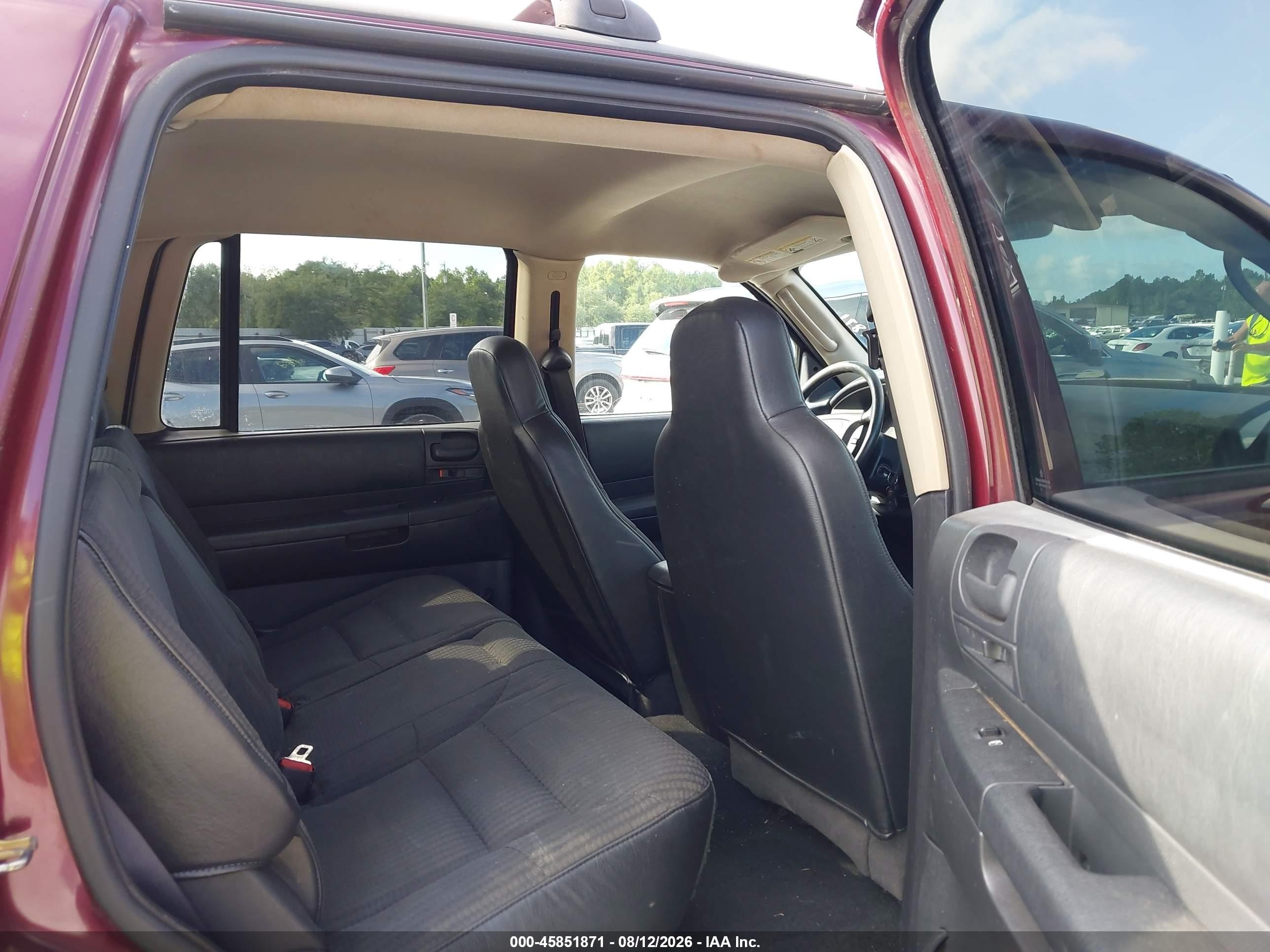 2002 Dodge Durango Sport Maroon vin: 1B4HR38N82F124976