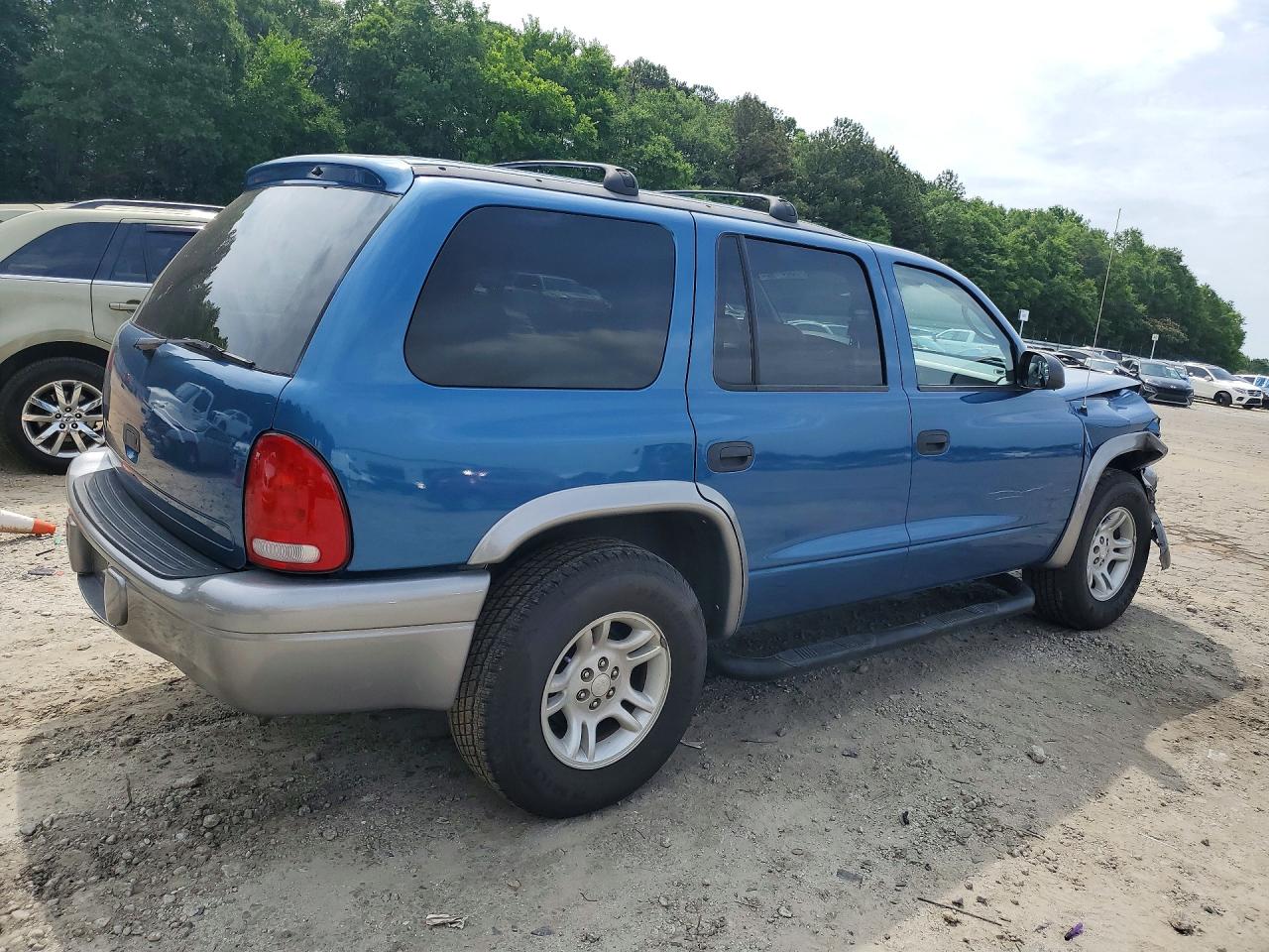 2002 Dodge Durango Sport Синий vin: 1B4HR38N82F160408