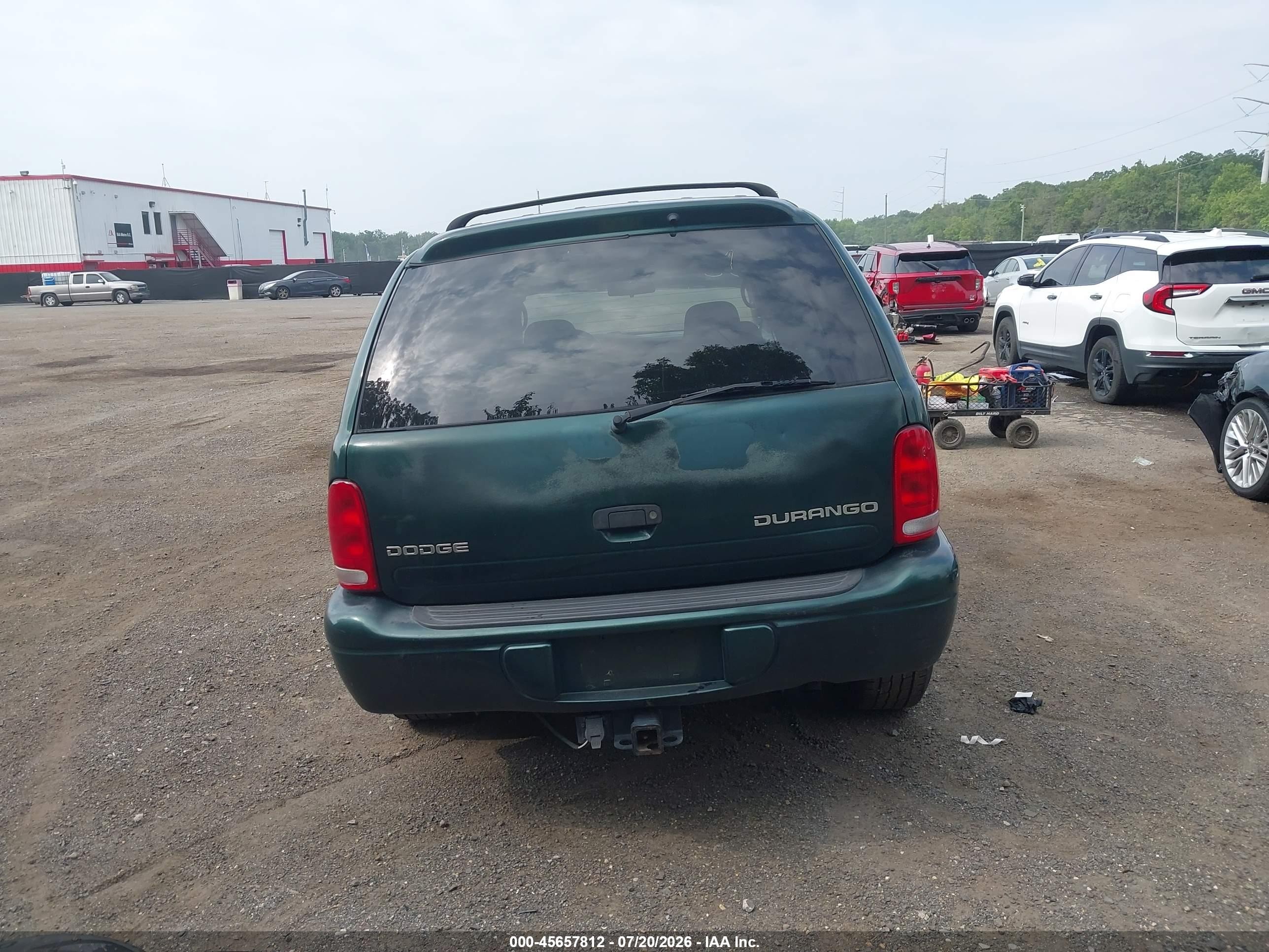 2002 Dodge Durango Slt Green vin: 1B4HR48N02F150641