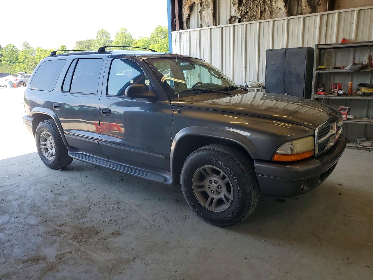 2002 Dodge Durango Slt Gray vin: 1B4HR48N22F169563