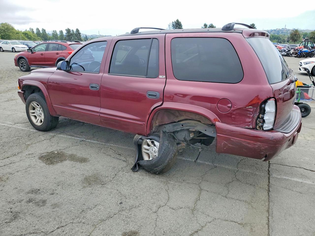 2002 Dodge Durango Slt Red vin: 1B4HR48N42F137293