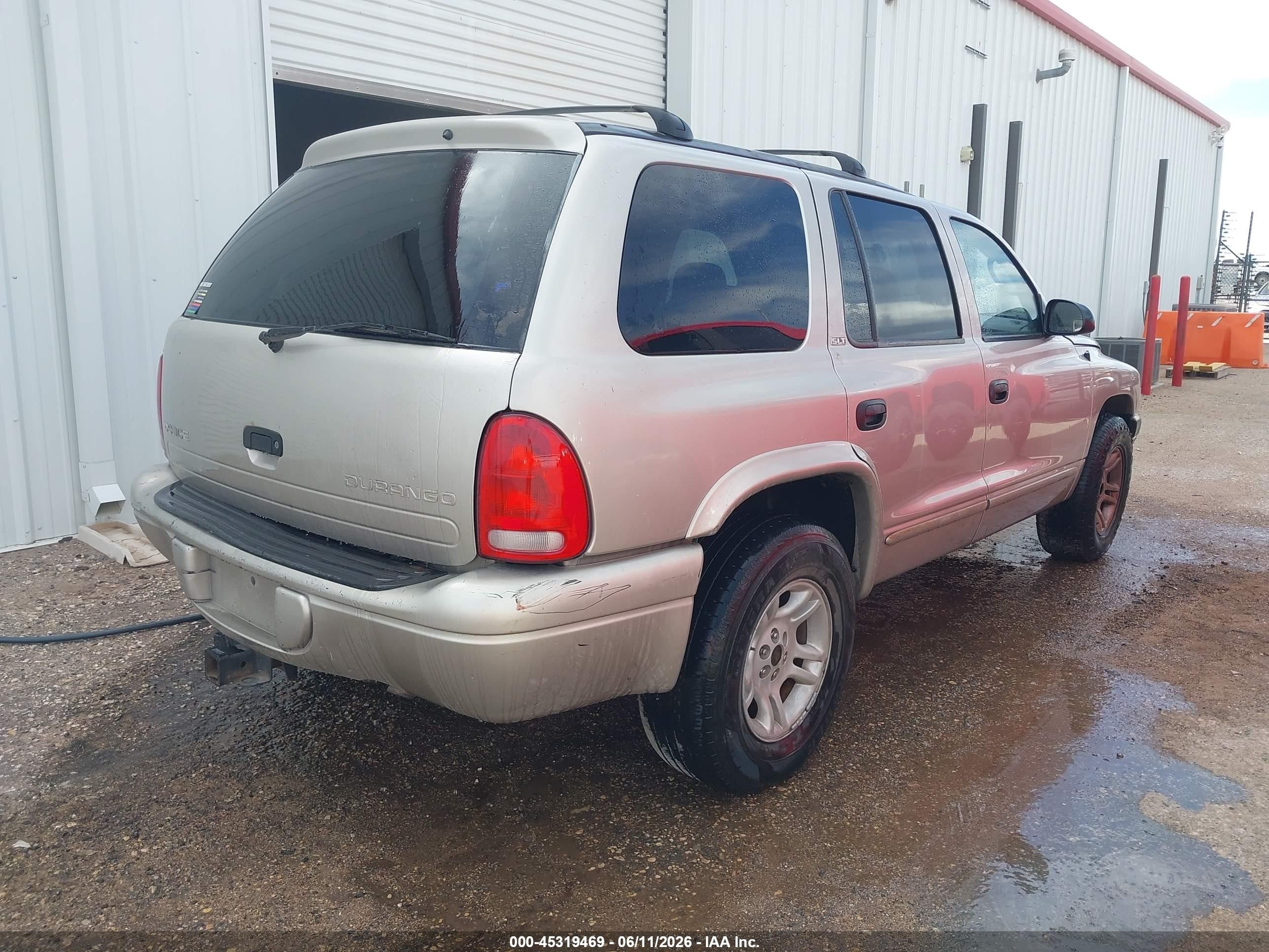 2002 Dodge Durango Slt Gold vin: 1B4HR48Z02F108862