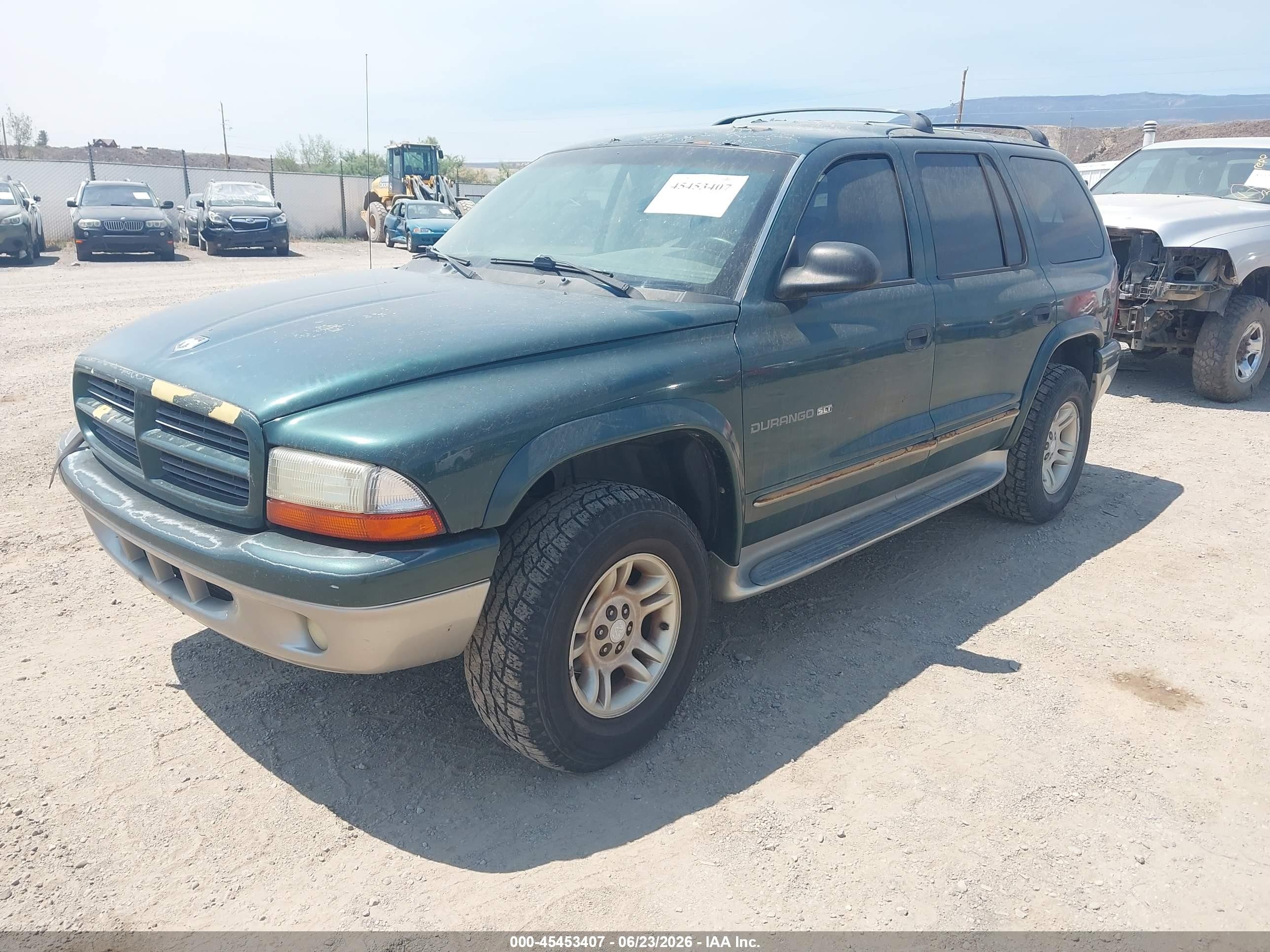 2001 Dodge Durango   Green vin: 1B4HS28N01F550870