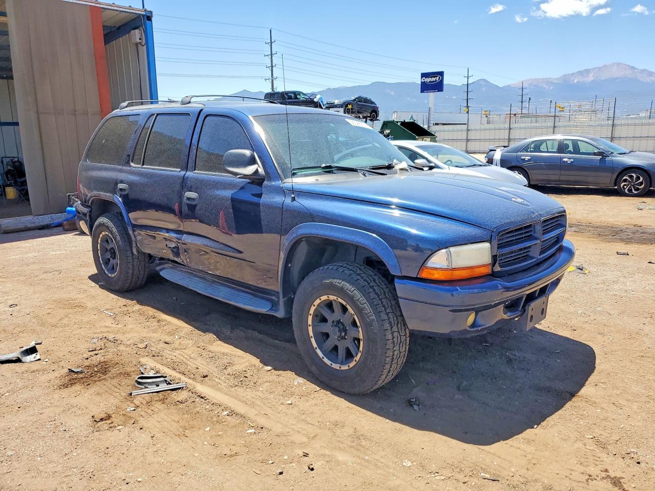2001 Dodge Durango Blue vin: 1B4HS28N01F566549