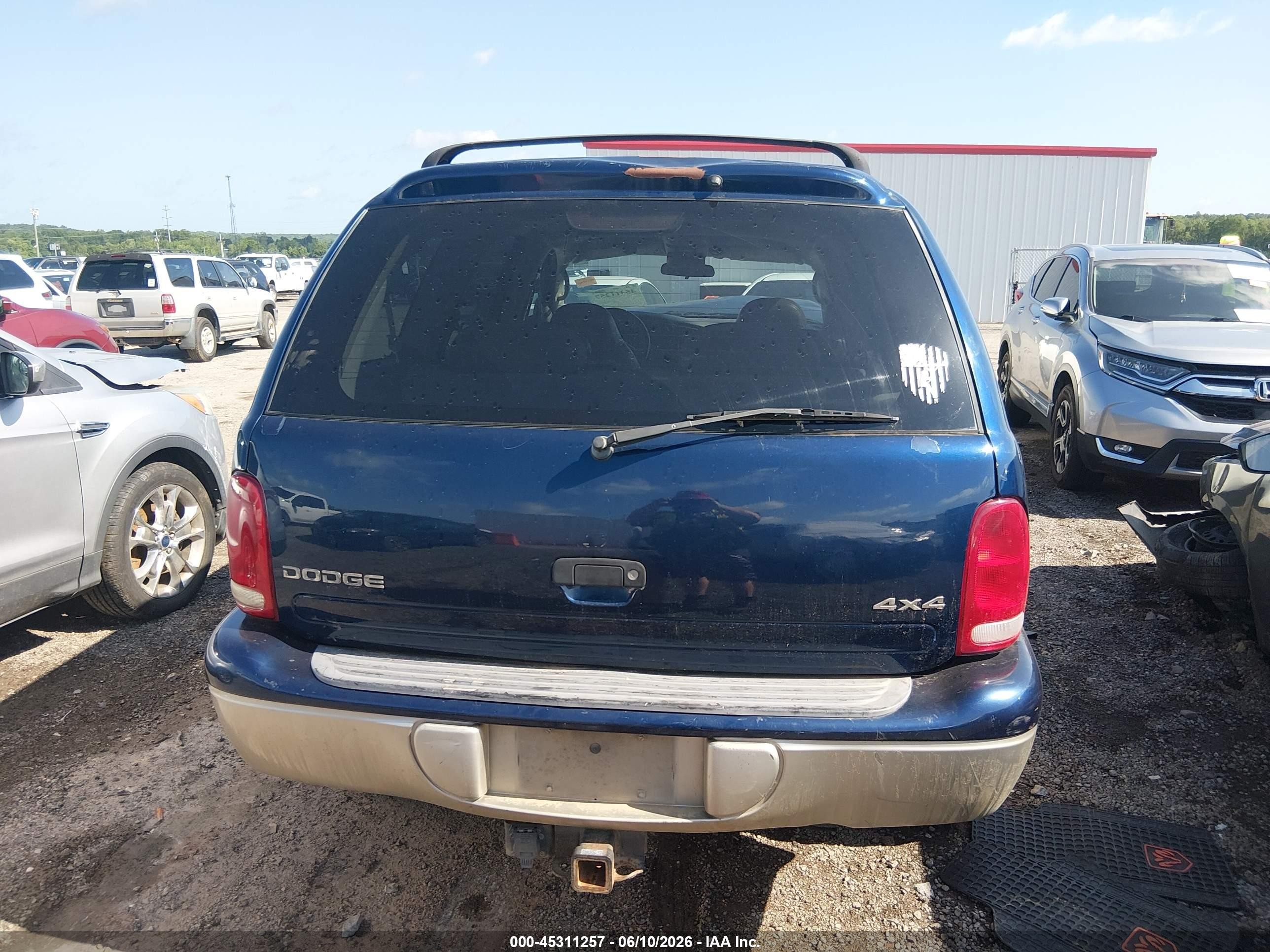 2001 Dodge Durango   Blue vin: 1B4HS28N01F595047