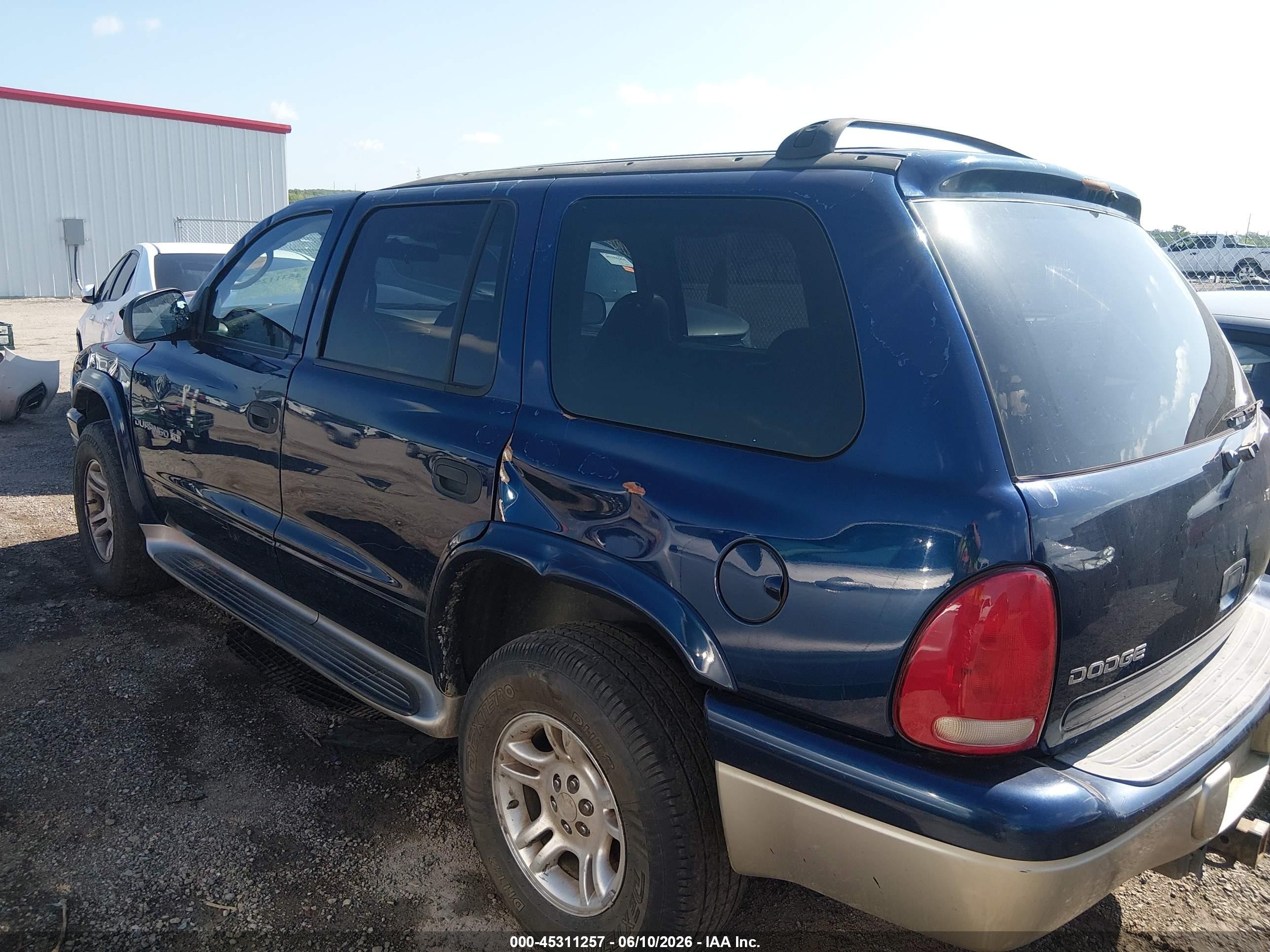 2001 Dodge Durango   Blue vin: 1B4HS28N01F595047