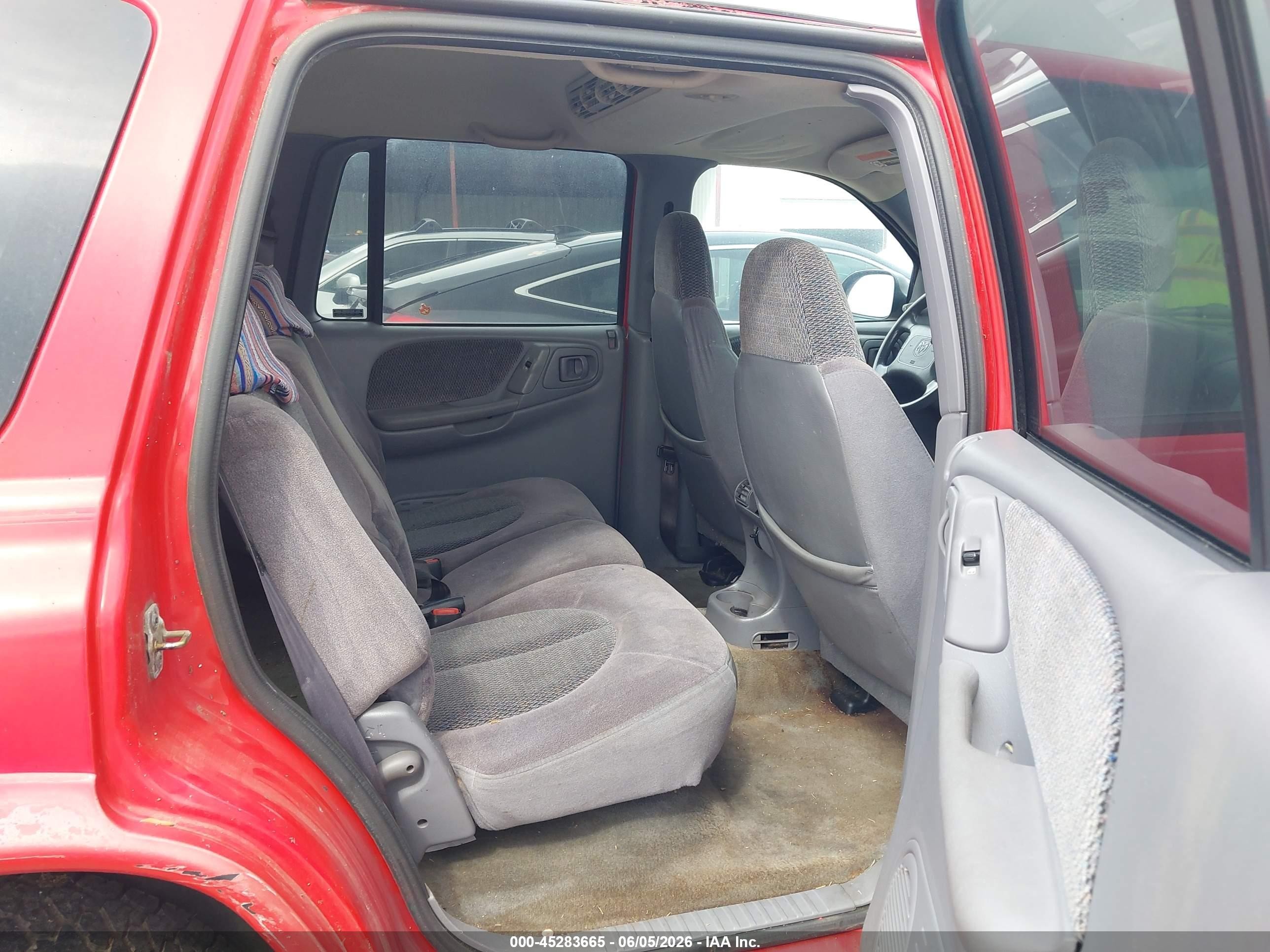2000 Dodge Durango   Красный vin: 1B4HS28N0YF132397