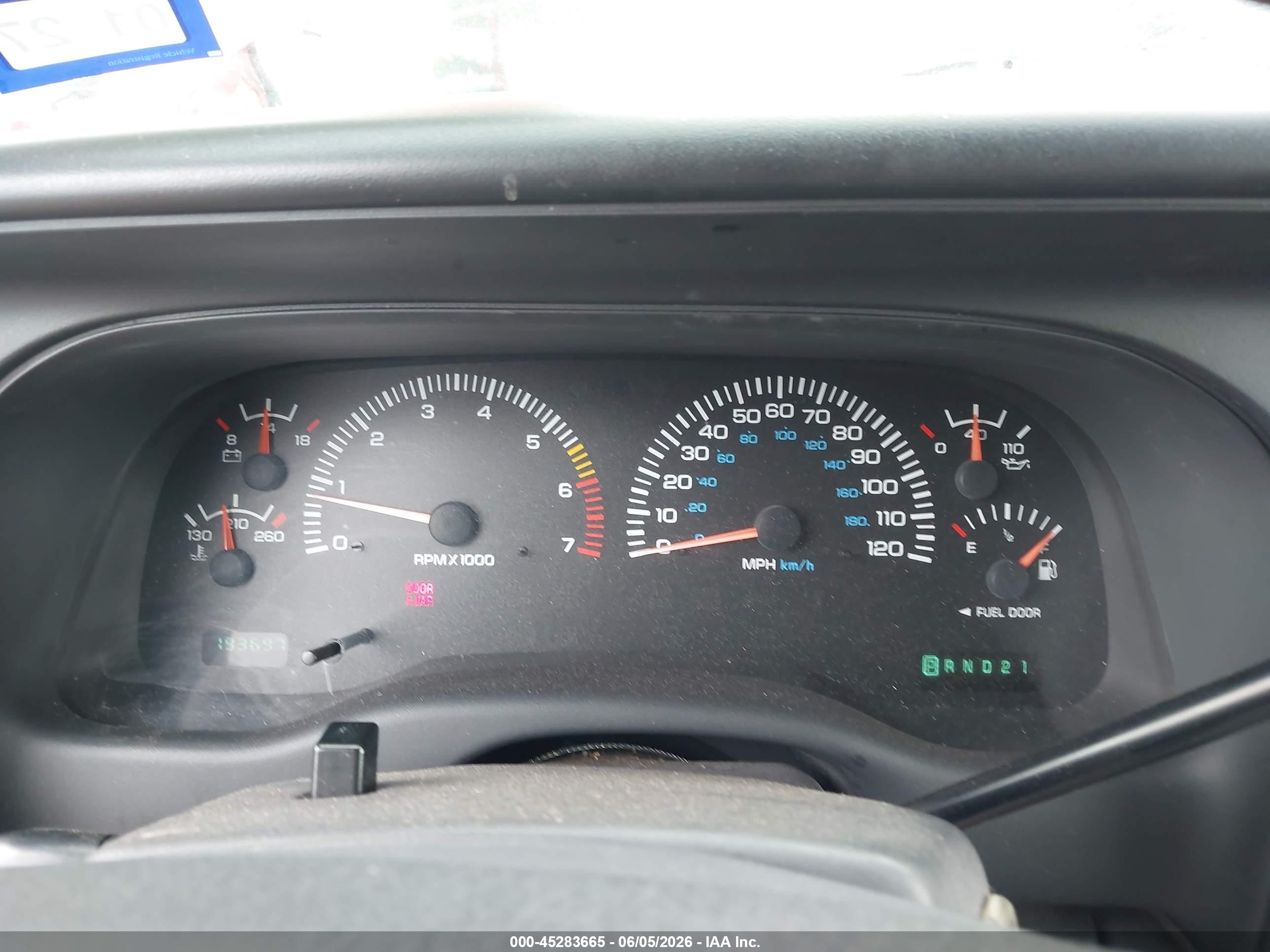 2000 Dodge Durango   Красный vin: 1B4HS28N0YF132397