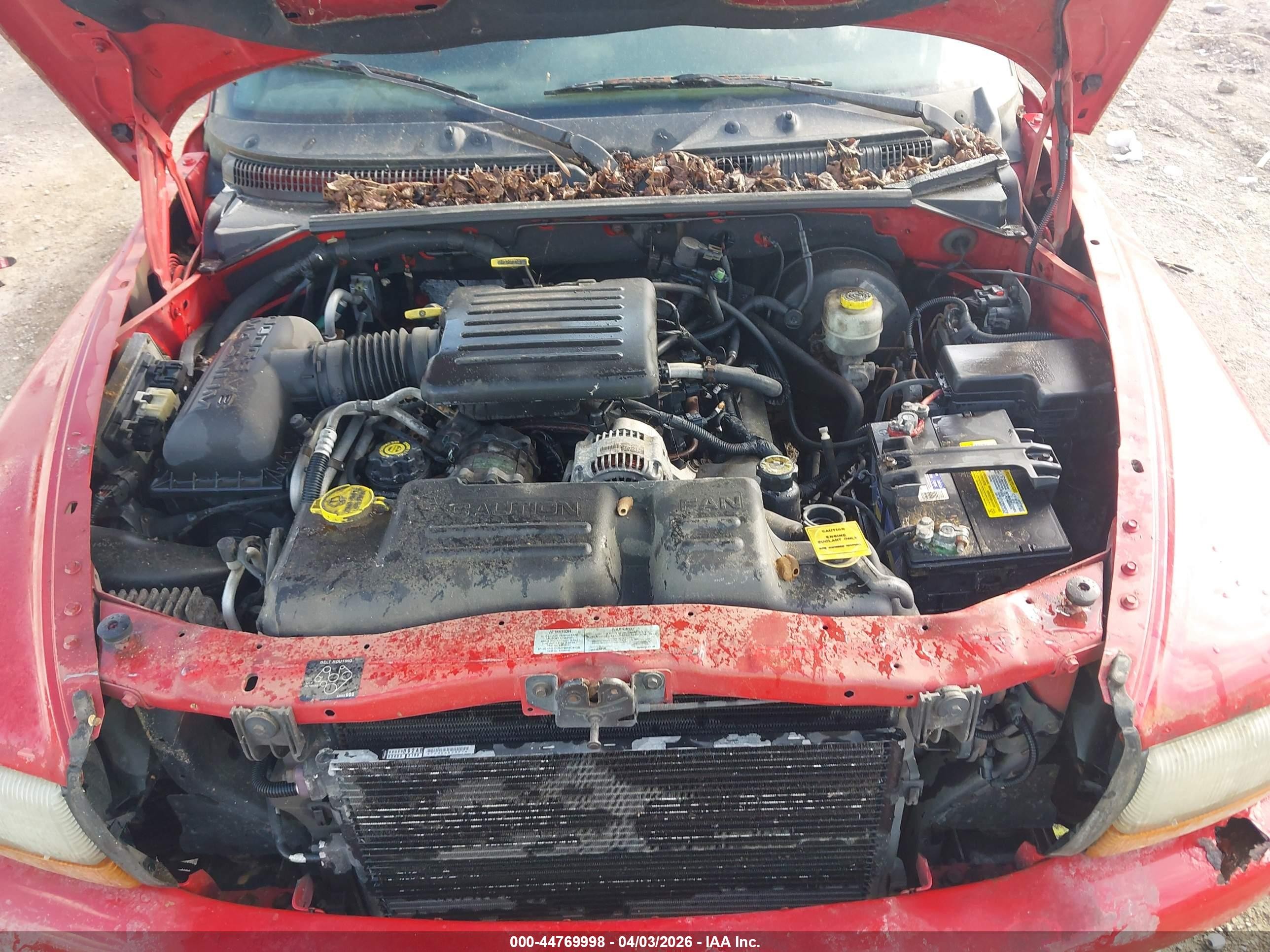 2000 Dodge Durango   Red vin: 1B4HS28N0YF181258