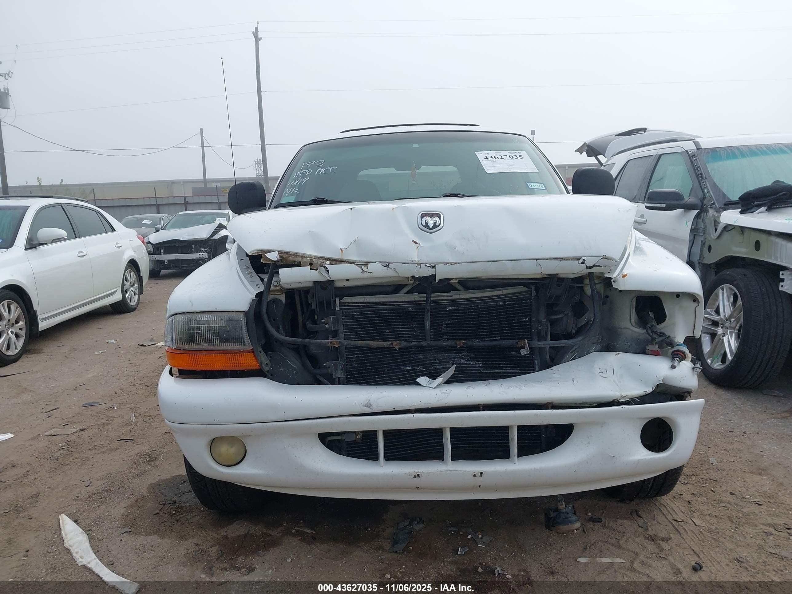 2000 Dodge Durango   White vin: 1B4HS28N0YF221337
