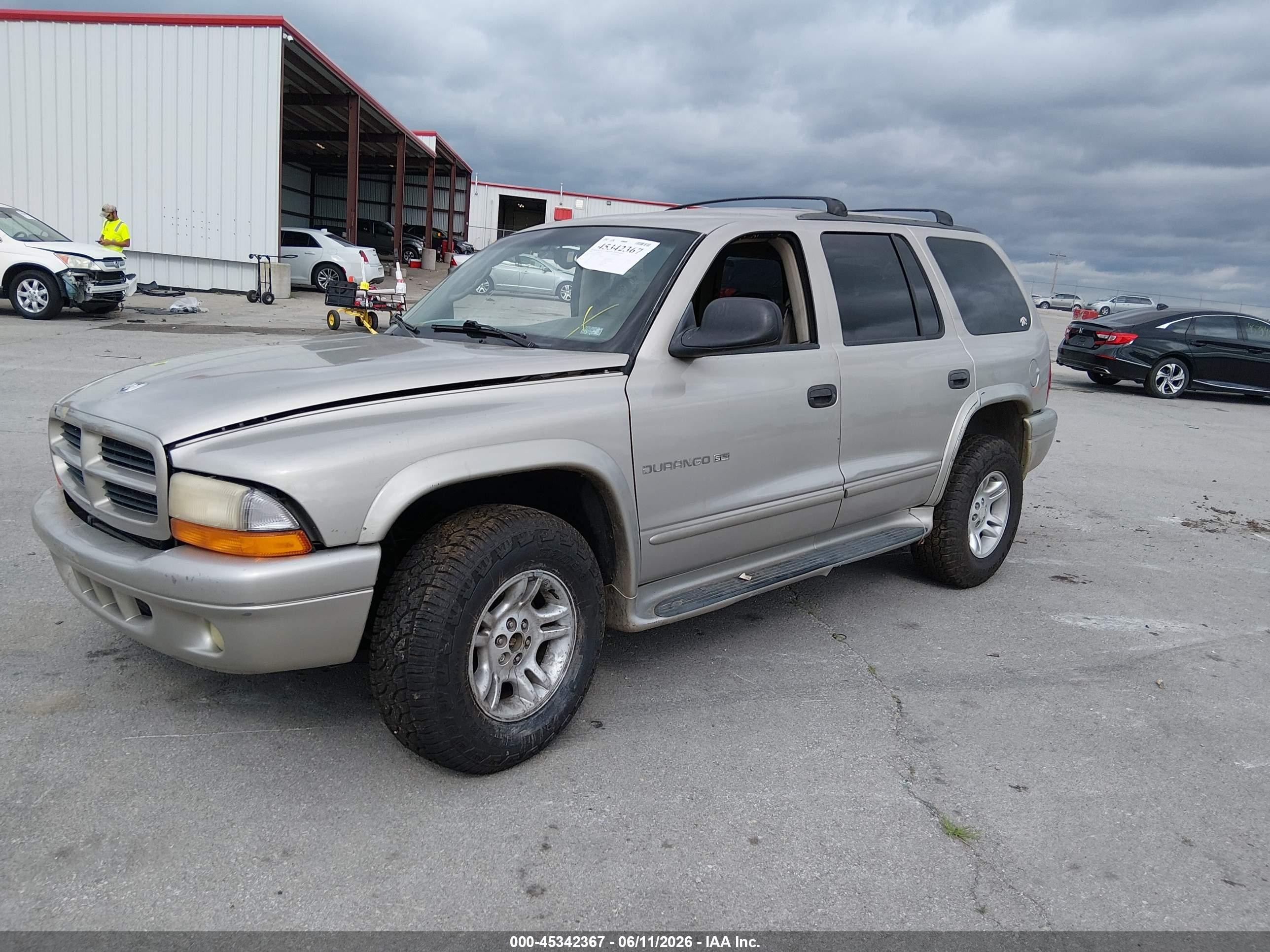 2001 Dodge Durango   Gold vin: 1B4HS28N11F544723