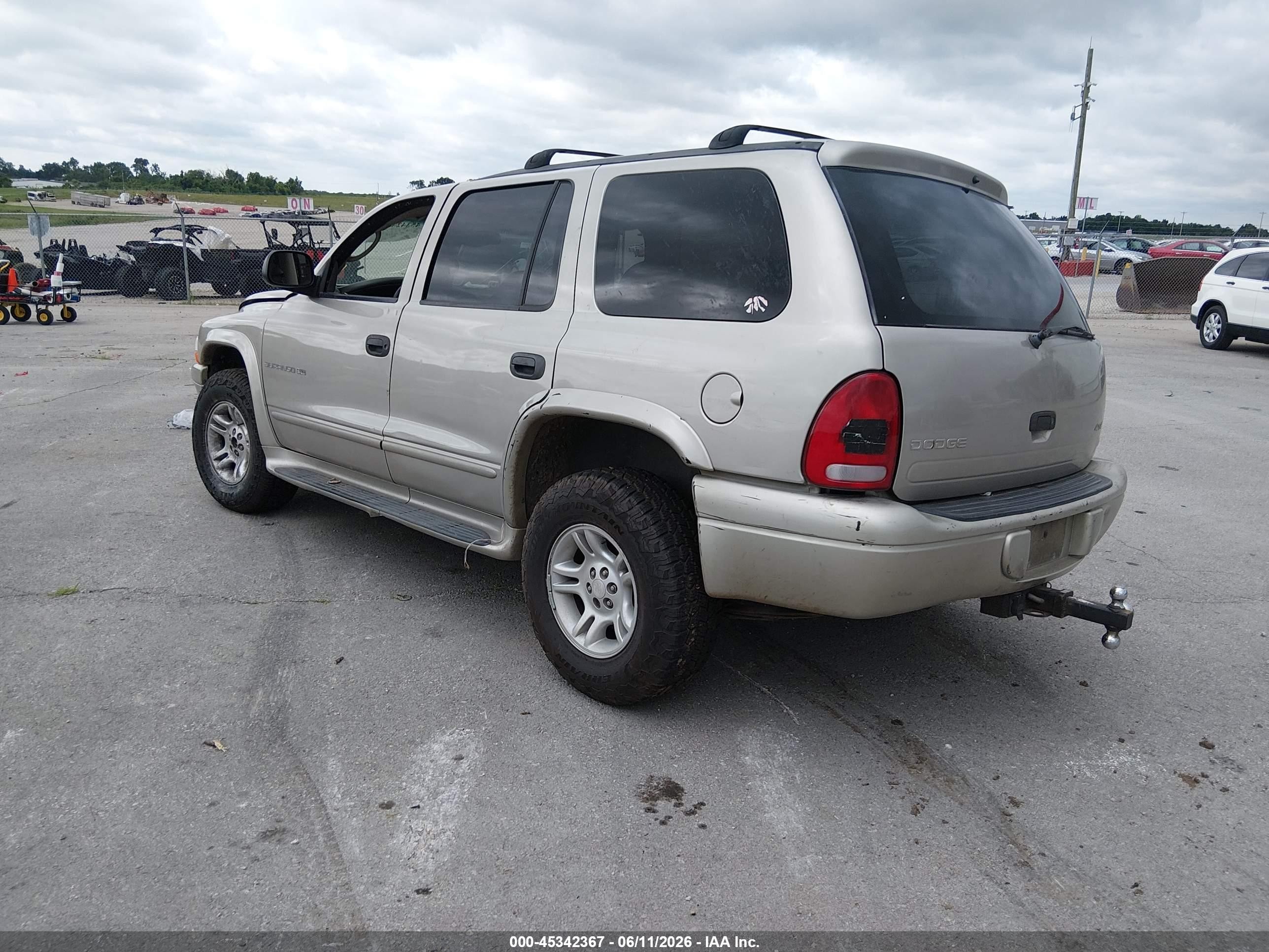2001 Dodge Durango   Gold vin: 1B4HS28N11F544723