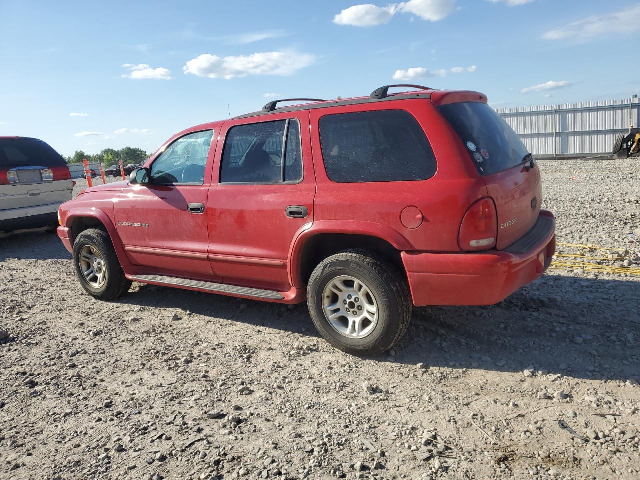 2001 Dodge Durango Red vin: 1B4HS28N21F639985
