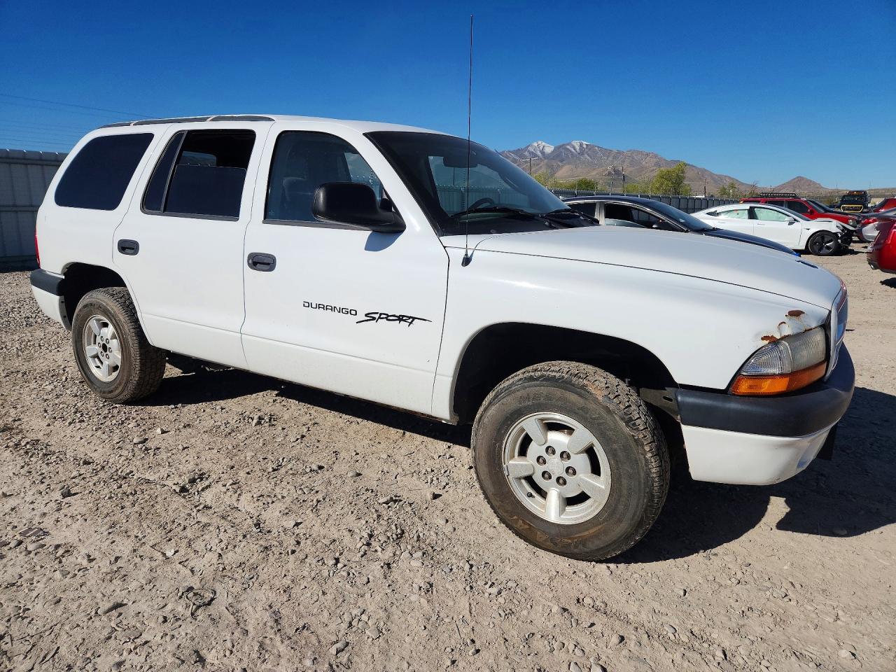 2001 Dodge Durango White vin: 1B4HS28N51F569401