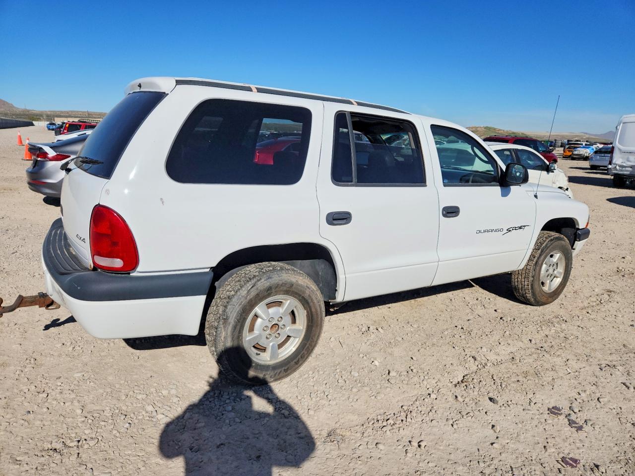 2001 Dodge Durango White vin: 1B4HS28N51F569401