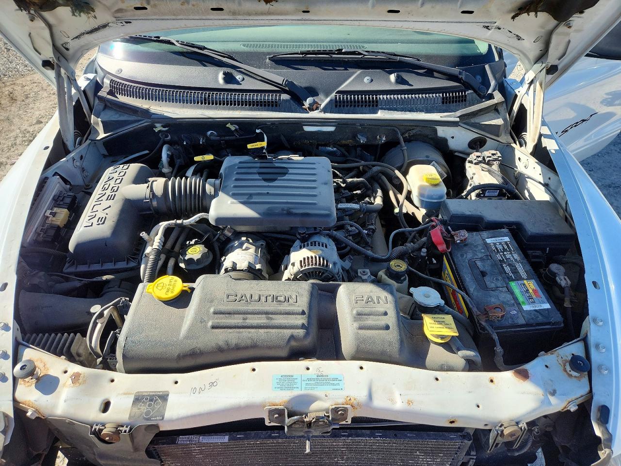 2001 Dodge Durango White vin: 1B4HS28N51F569401