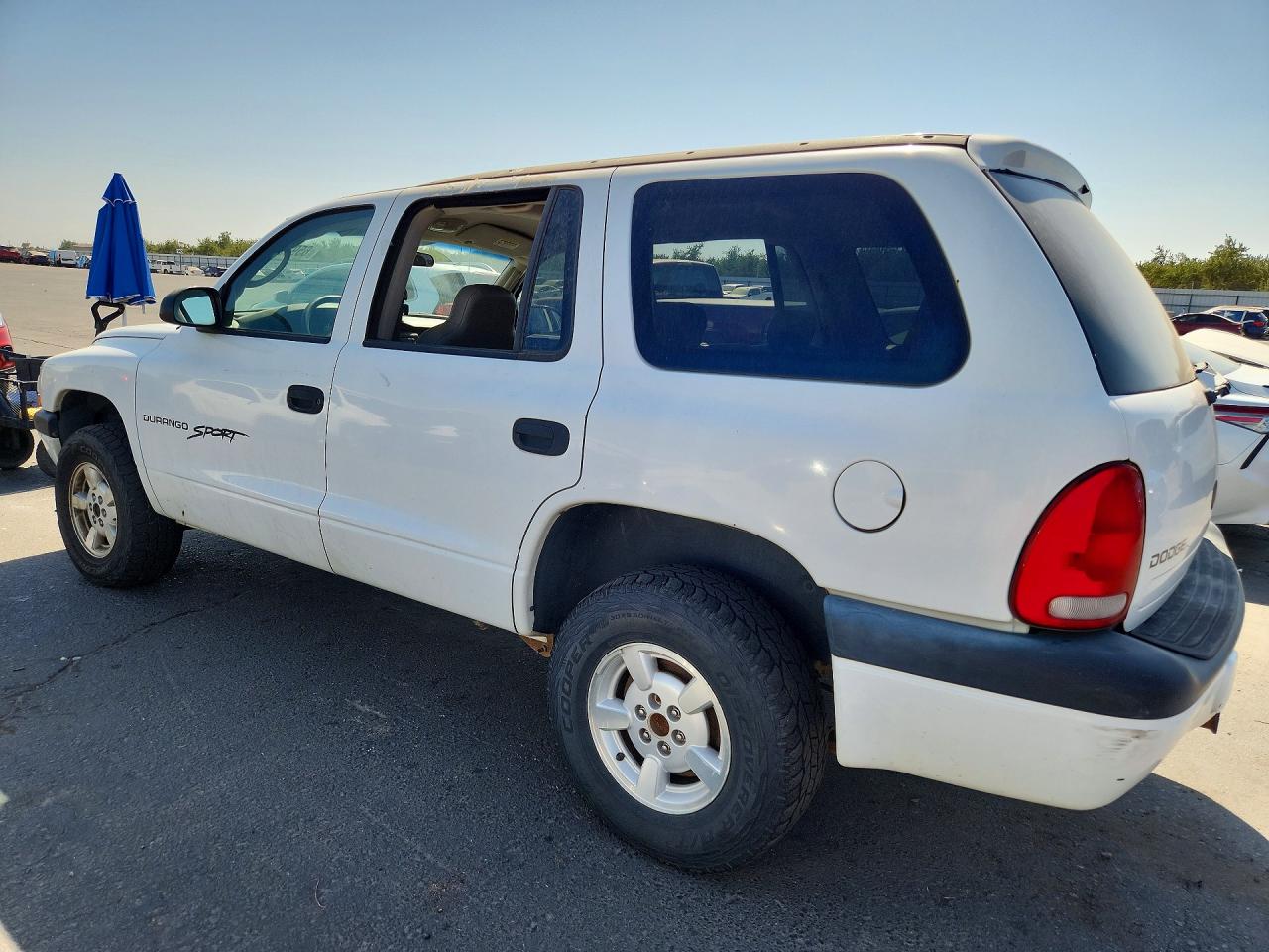 2001 Dodge Durango White vin: 1B4HS28N51F577353
