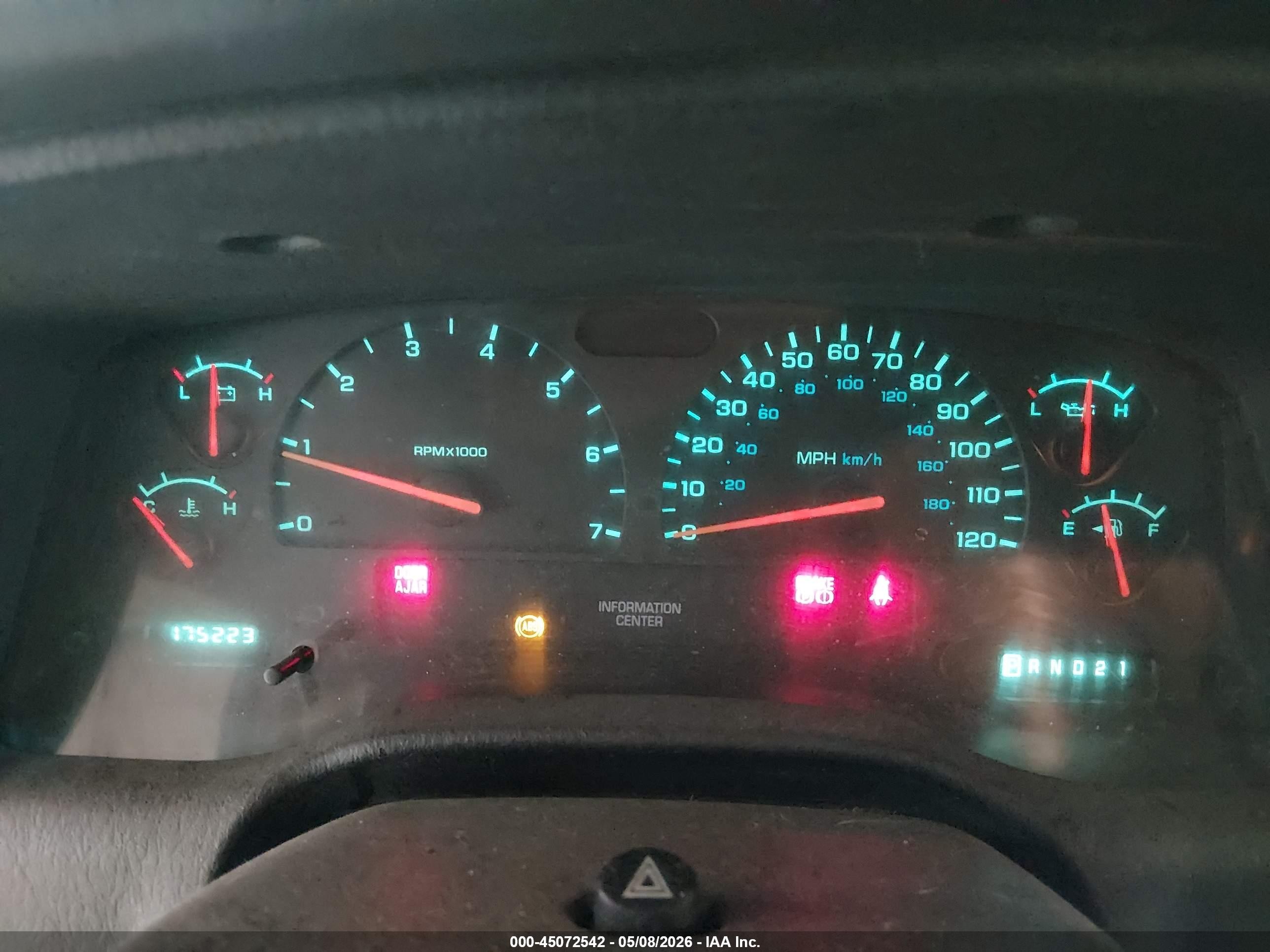 2001 Dodge Durango   Red vin: 1B4HS28N51F581578