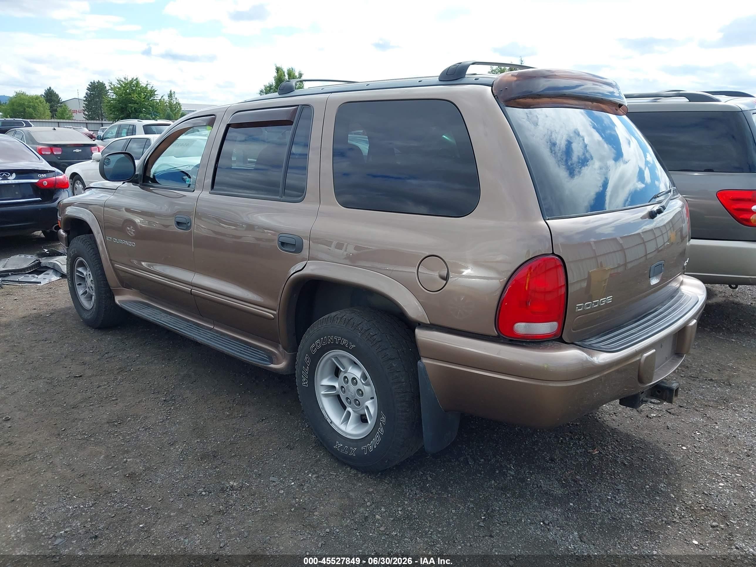 2000 Dodge Durango   Brown vin: 1B4HS28N5YF258576