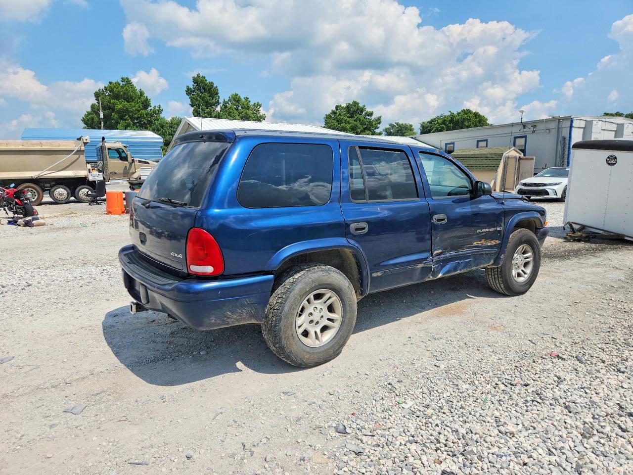 2001 Dodge Durango Blue vin: 1B4HS28N61F563915