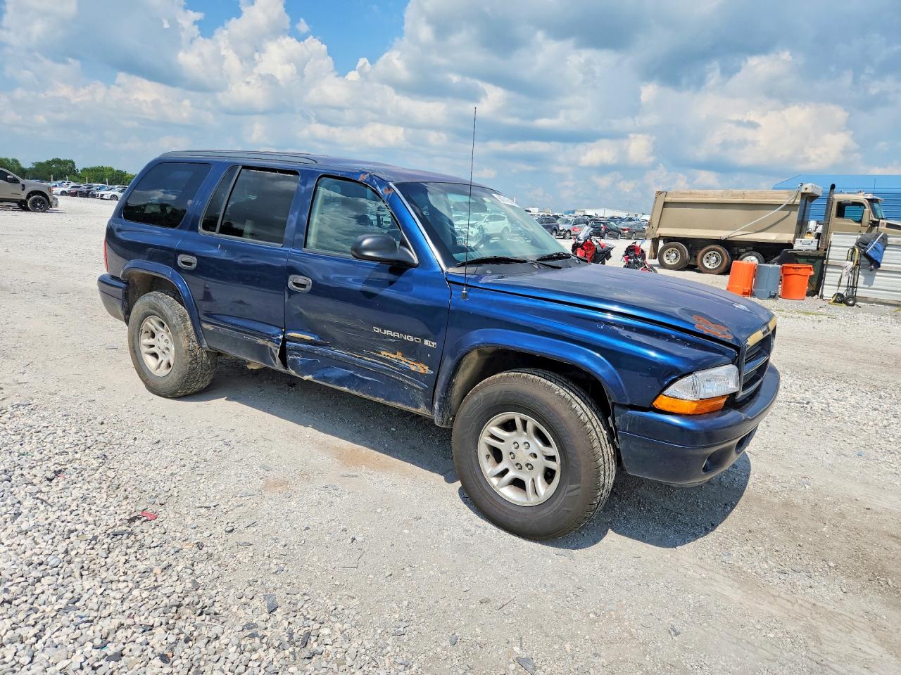 2001 Dodge Durango Blue vin: 1B4HS28N61F563915