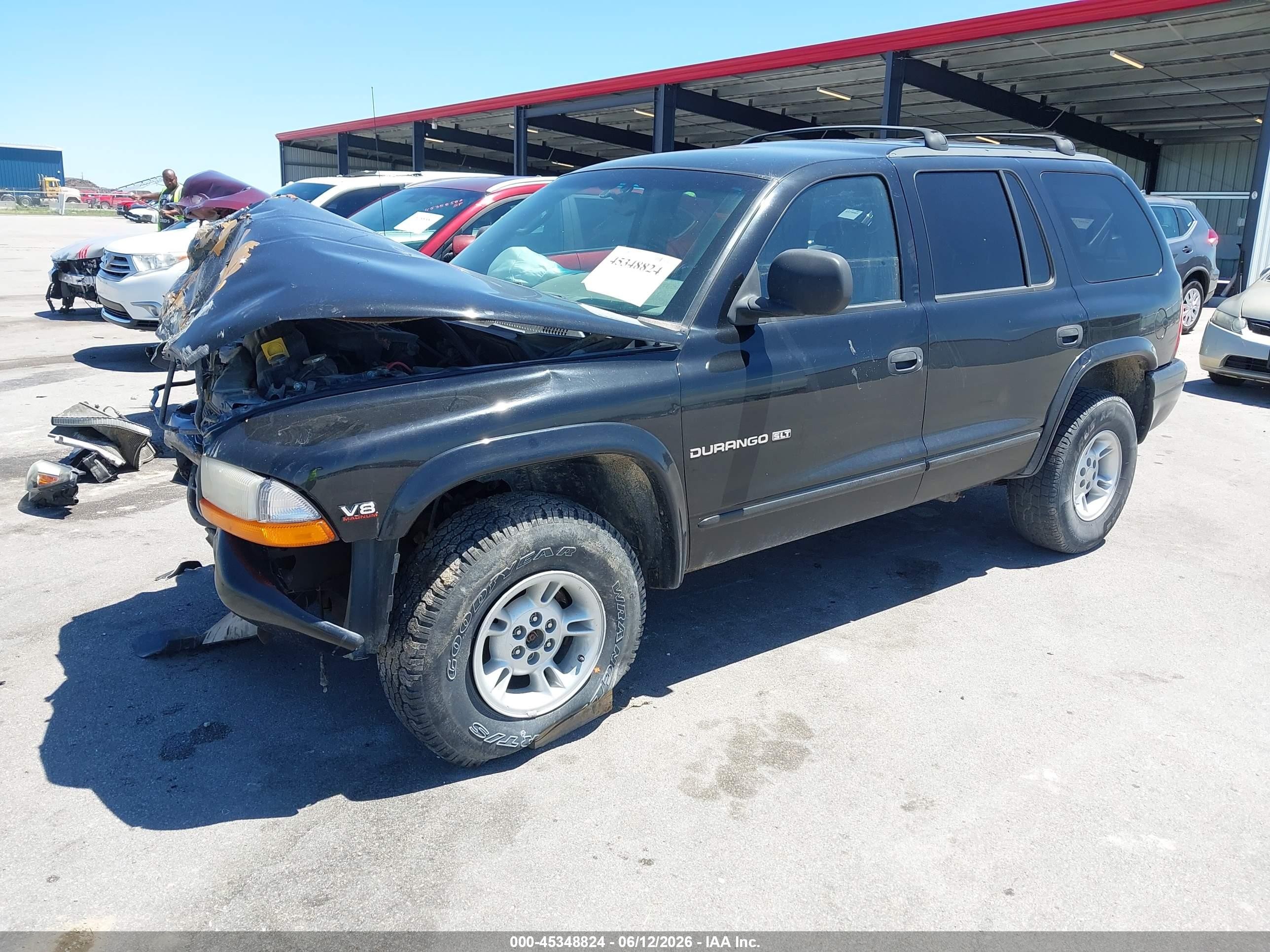 2000 Dodge Durango Black vin: 1B4HS28N6YF286080