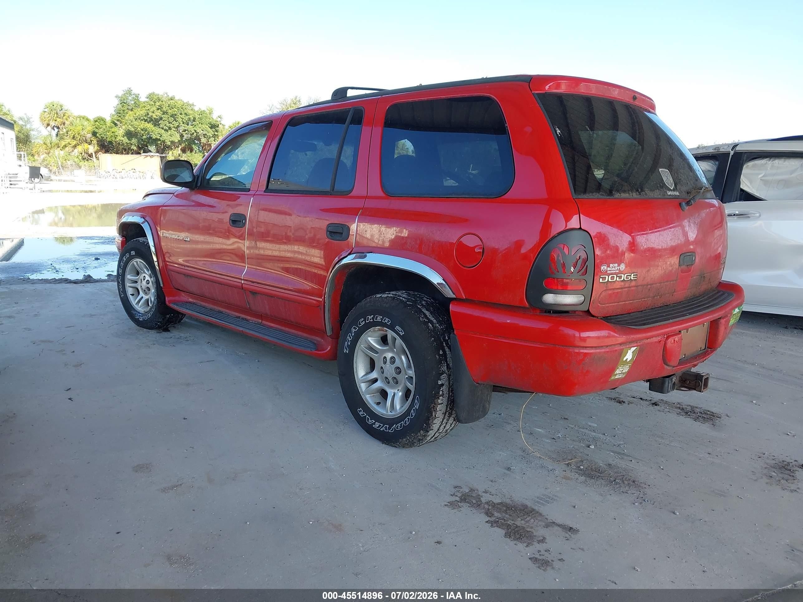 2001 Dodge Durango   Red vin: 1B4HS28N91F562578