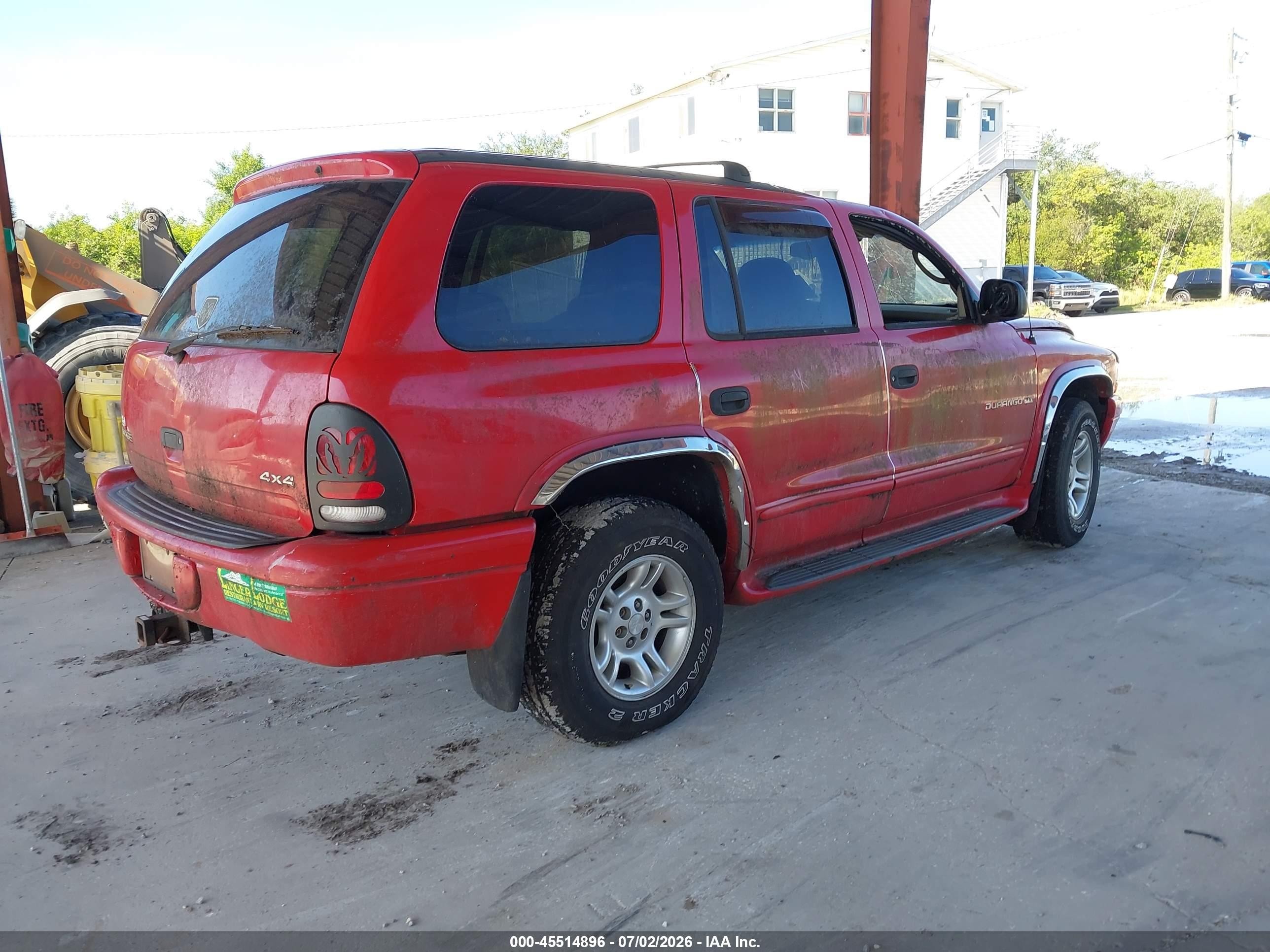 2001 Dodge Durango   Red vin: 1B4HS28N91F562578