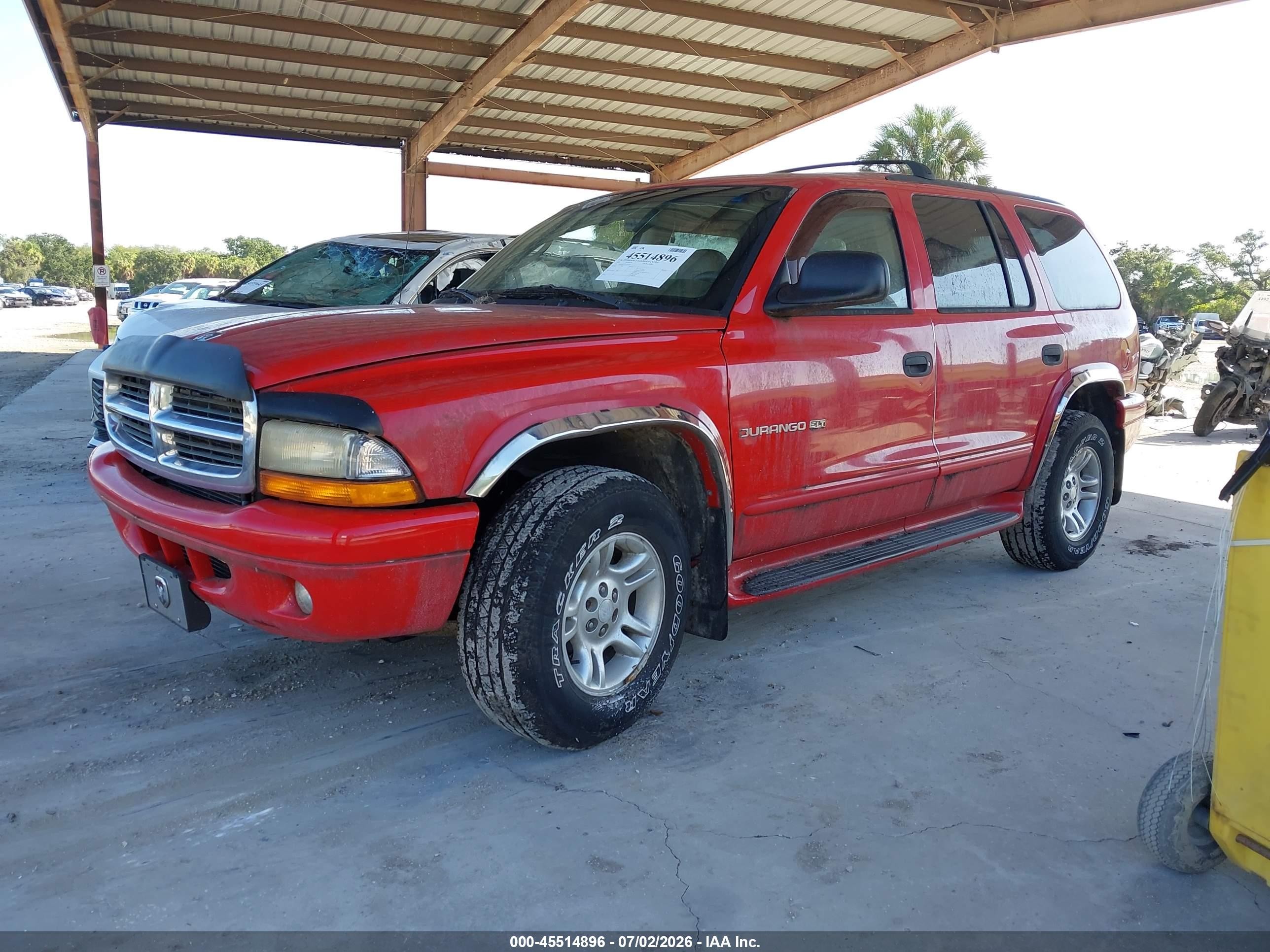 2001 Dodge Durango   Red vin: 1B4HS28N91F562578