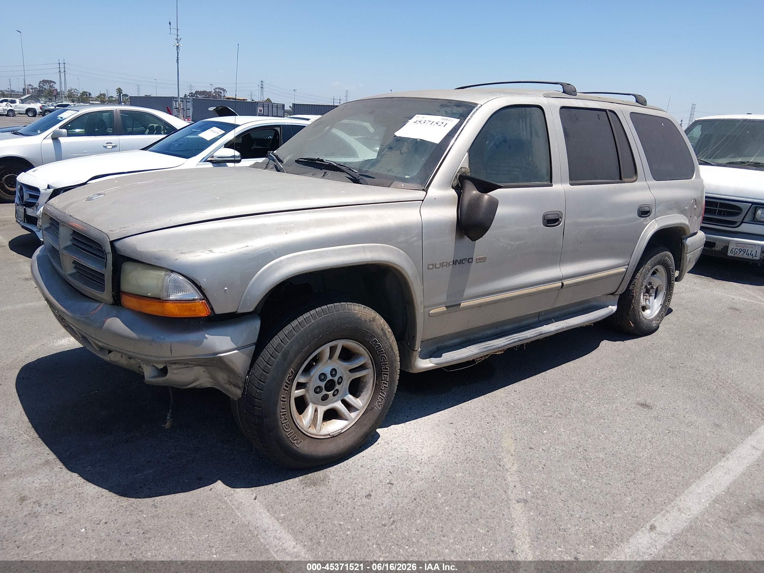 2001 Dodge Durango   Серебряный vin: 1B4HS28N91F641894
