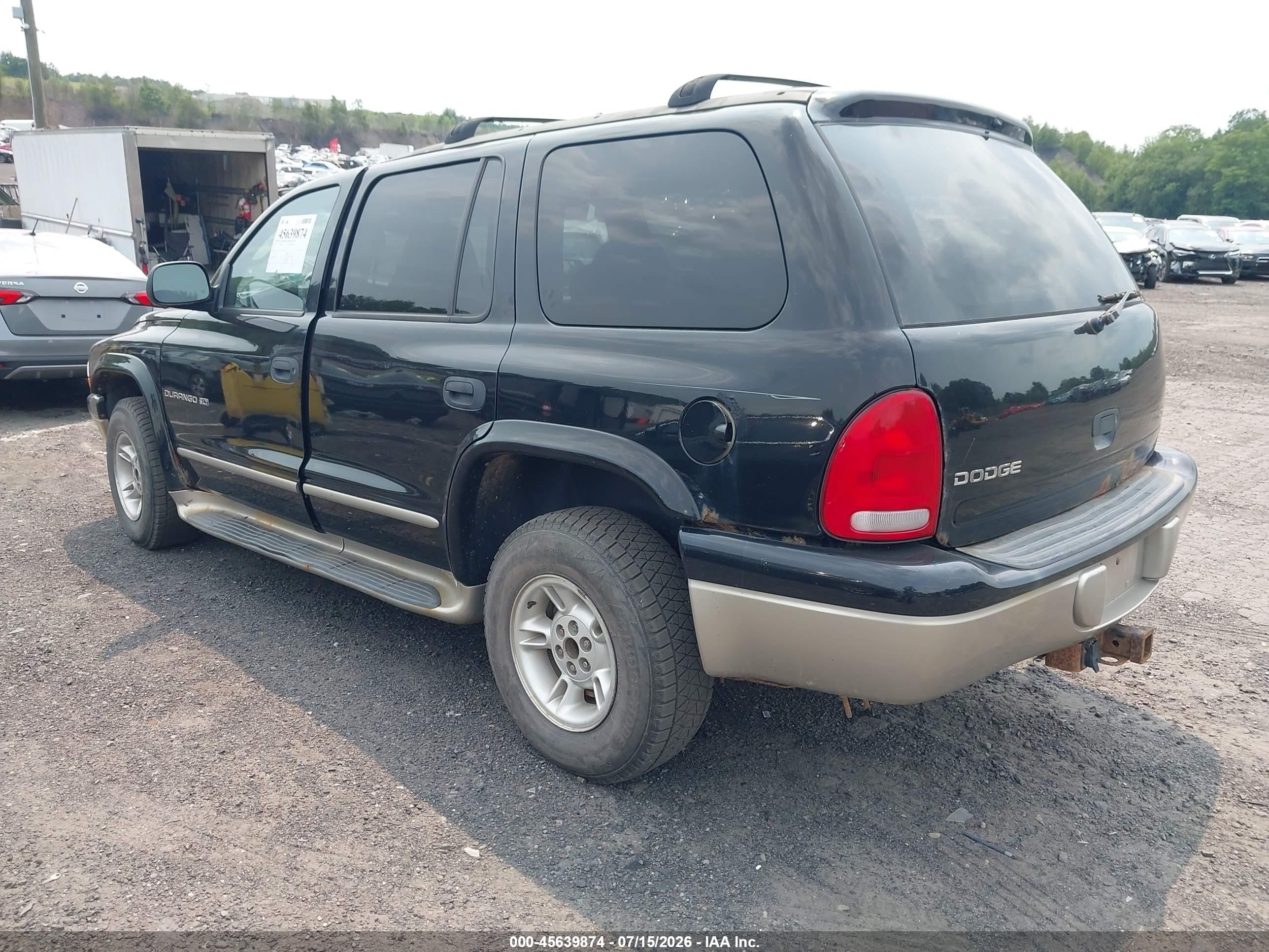 2001 Dodge Durango   Black vin: 1B4HS28NX1F605356