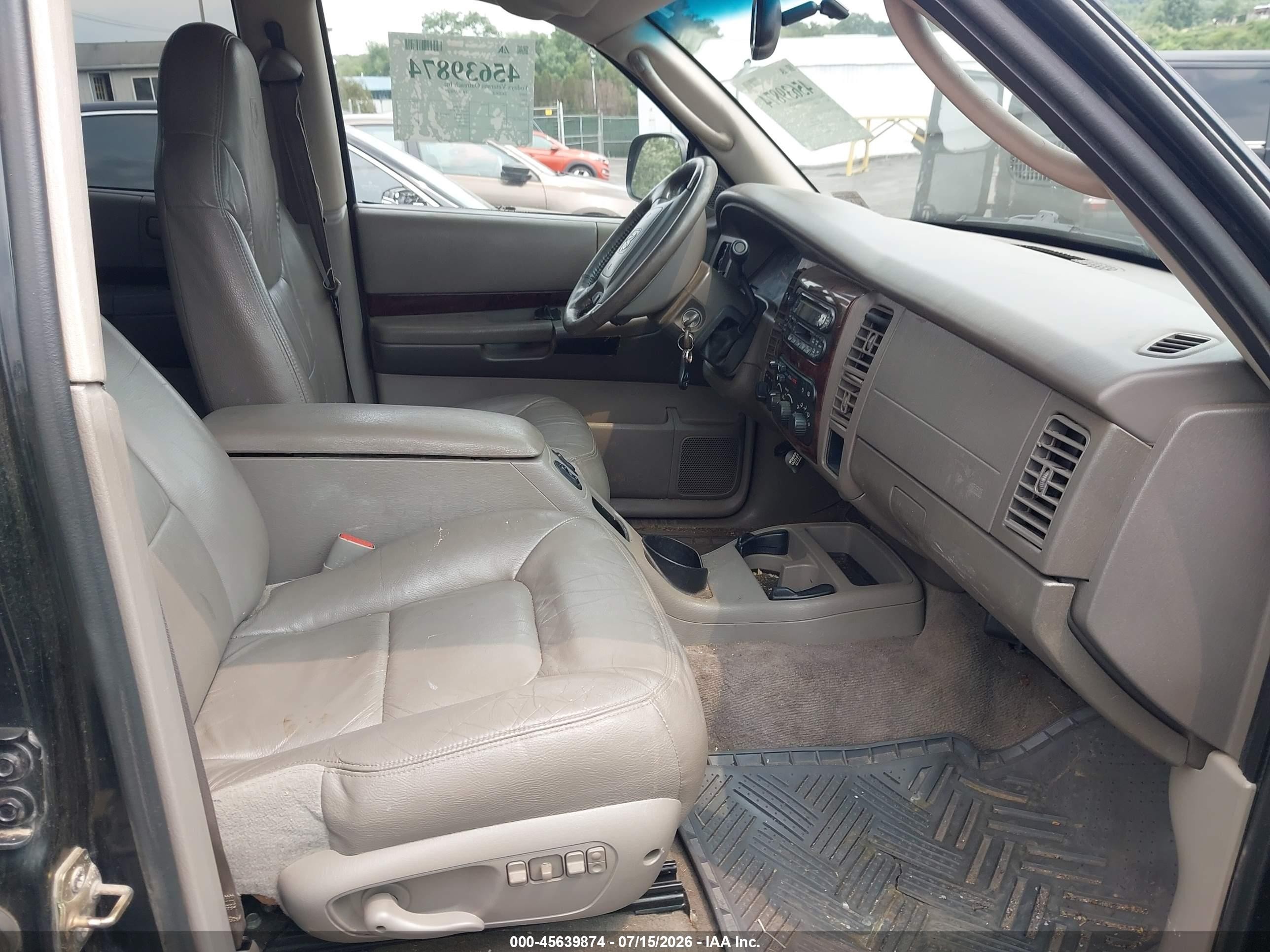 2001 Dodge Durango   Black vin: 1B4HS28NX1F605356