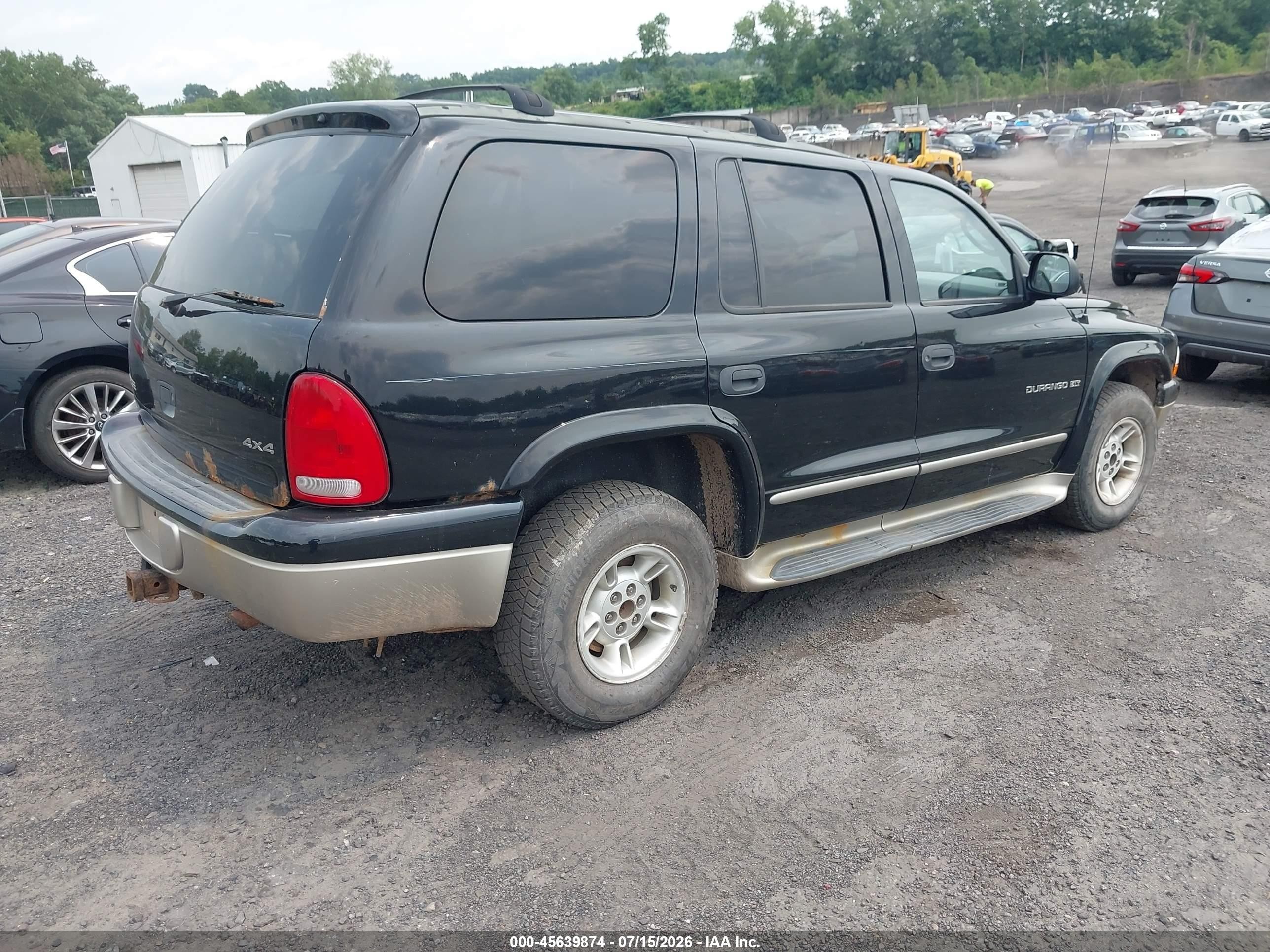 2001 Dodge Durango   Black vin: 1B4HS28NX1F605356