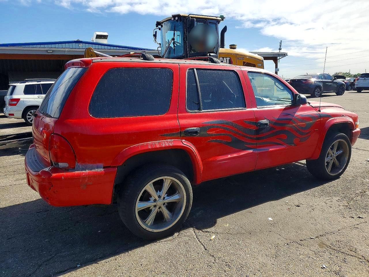 1998 Dodge Durango Red vin: 1B4HS28Y1WF105071