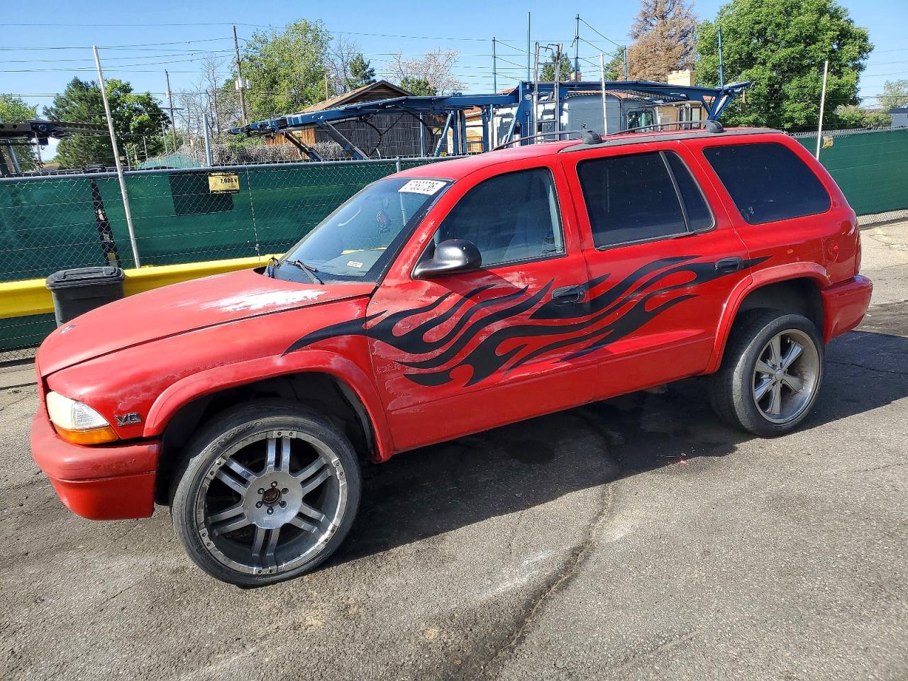 1998 Dodge Durango Red vin: 1B4HS28Y1WF105071