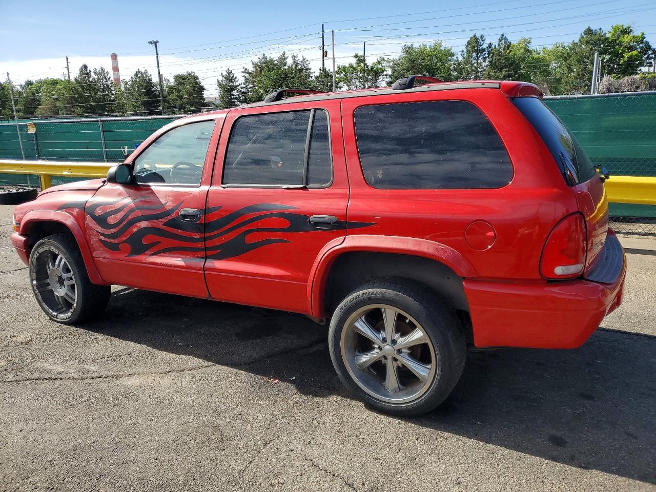 1998 Dodge Durango Red vin: 1B4HS28Y1WF105071
