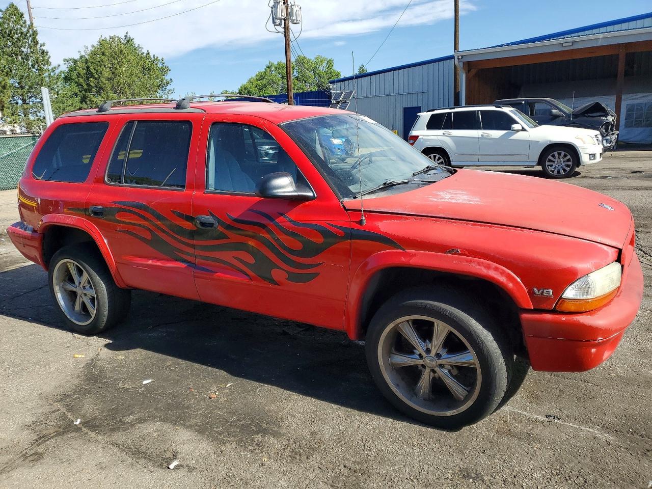 1998 Dodge Durango Red vin: 1B4HS28Y1WF105071