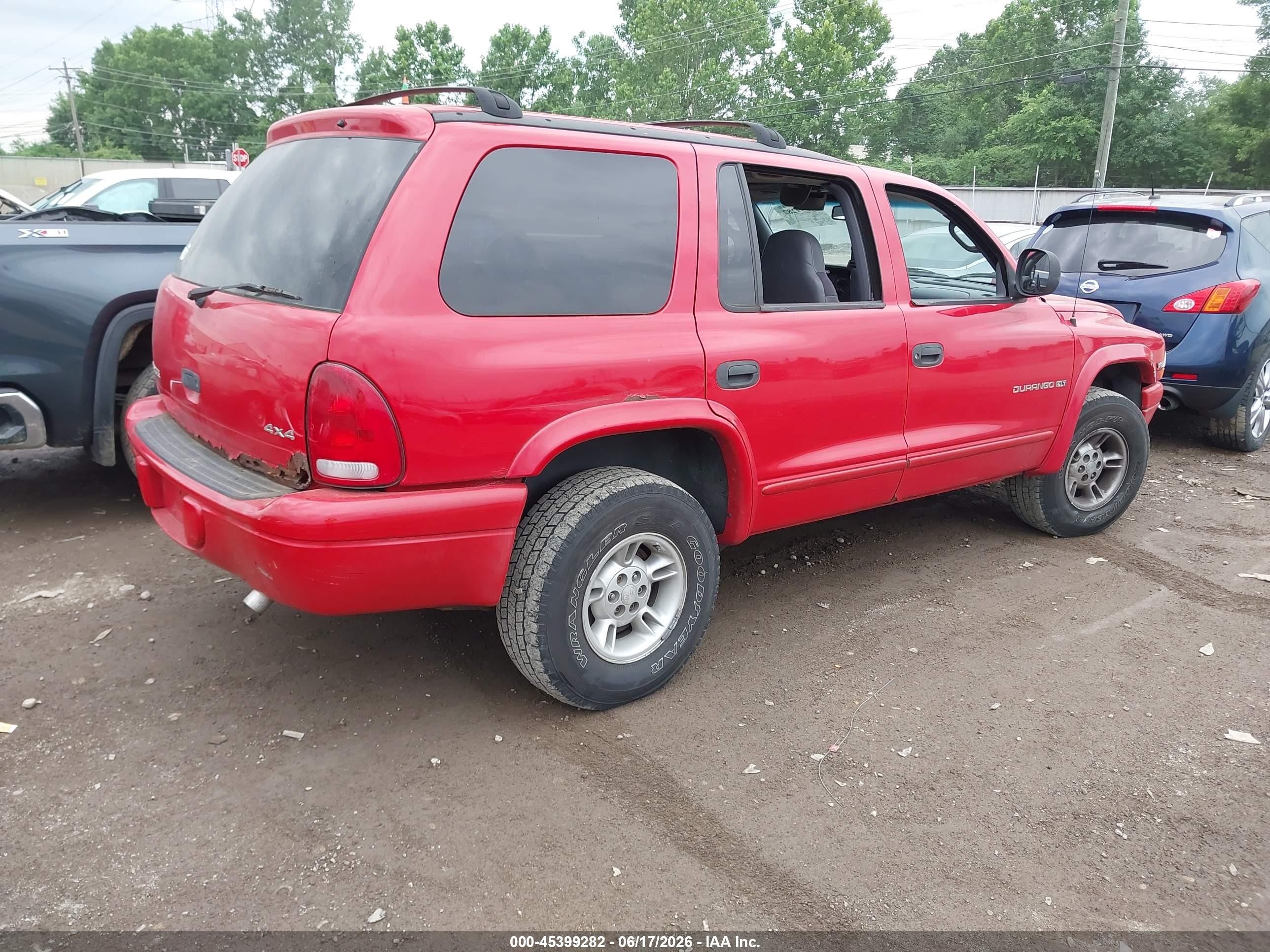 1999 Dodge Durango   Red vin: 1B4HS28Y1XF523910
