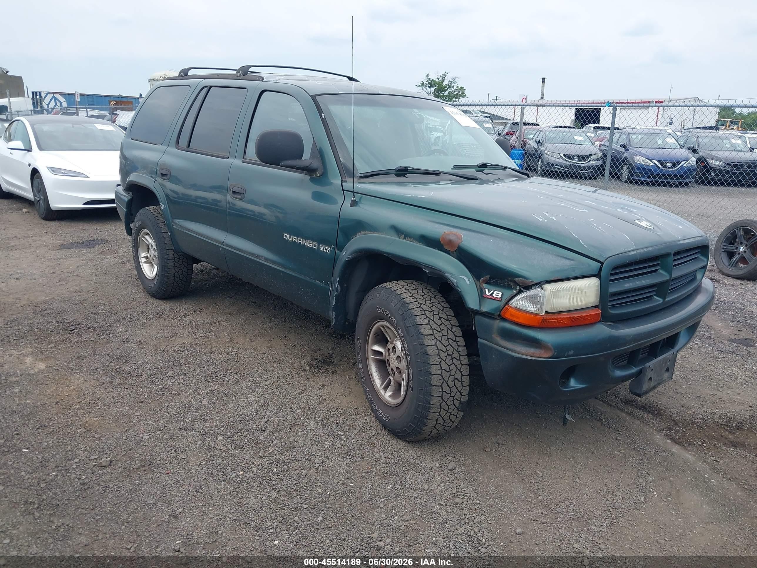 1999 Dodge Durango   Green vin: 1B4HS28Y1XF577966