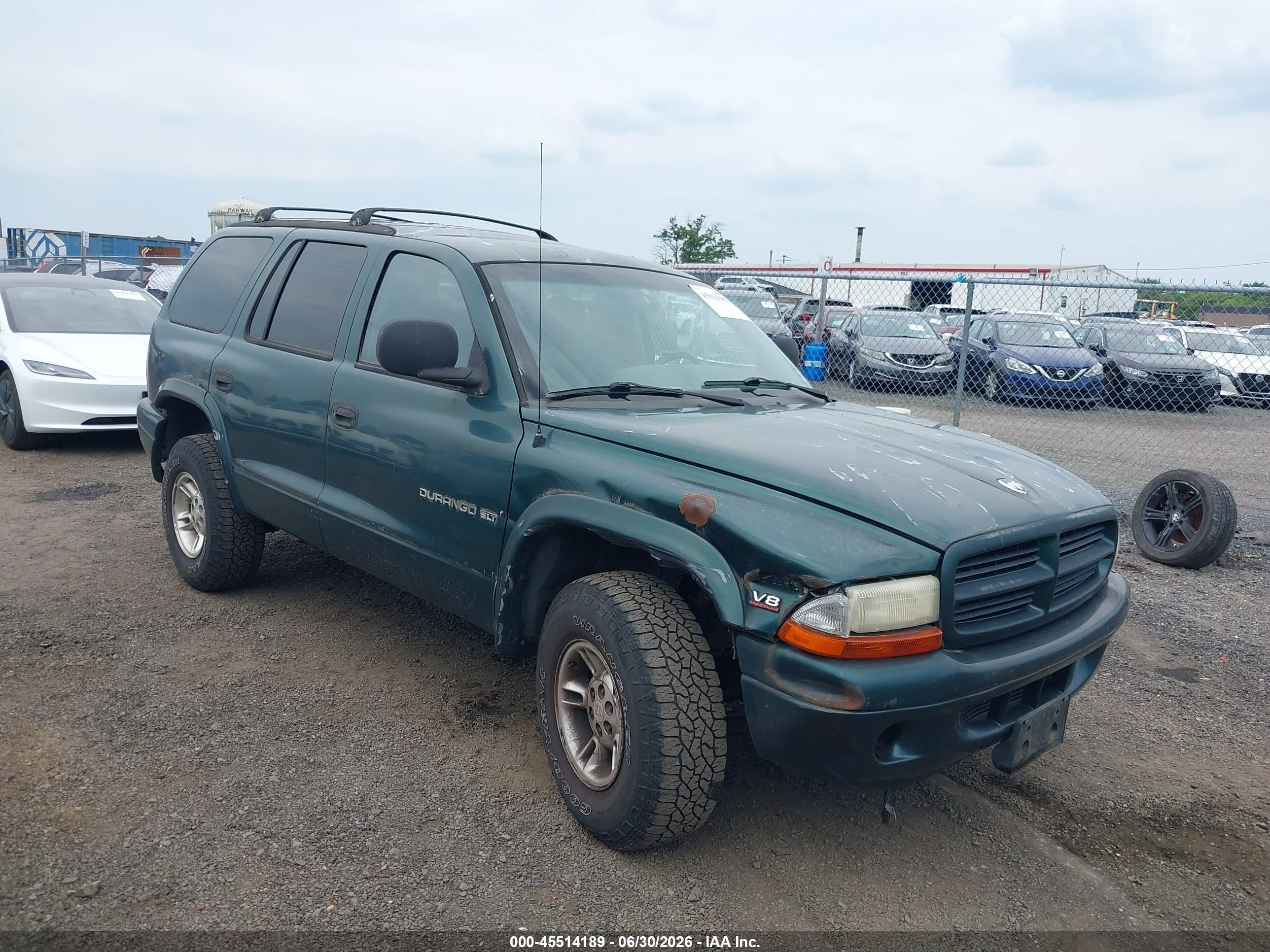 1999 Dodge Durango   Green vin: 1B4HS28Y1XF577966