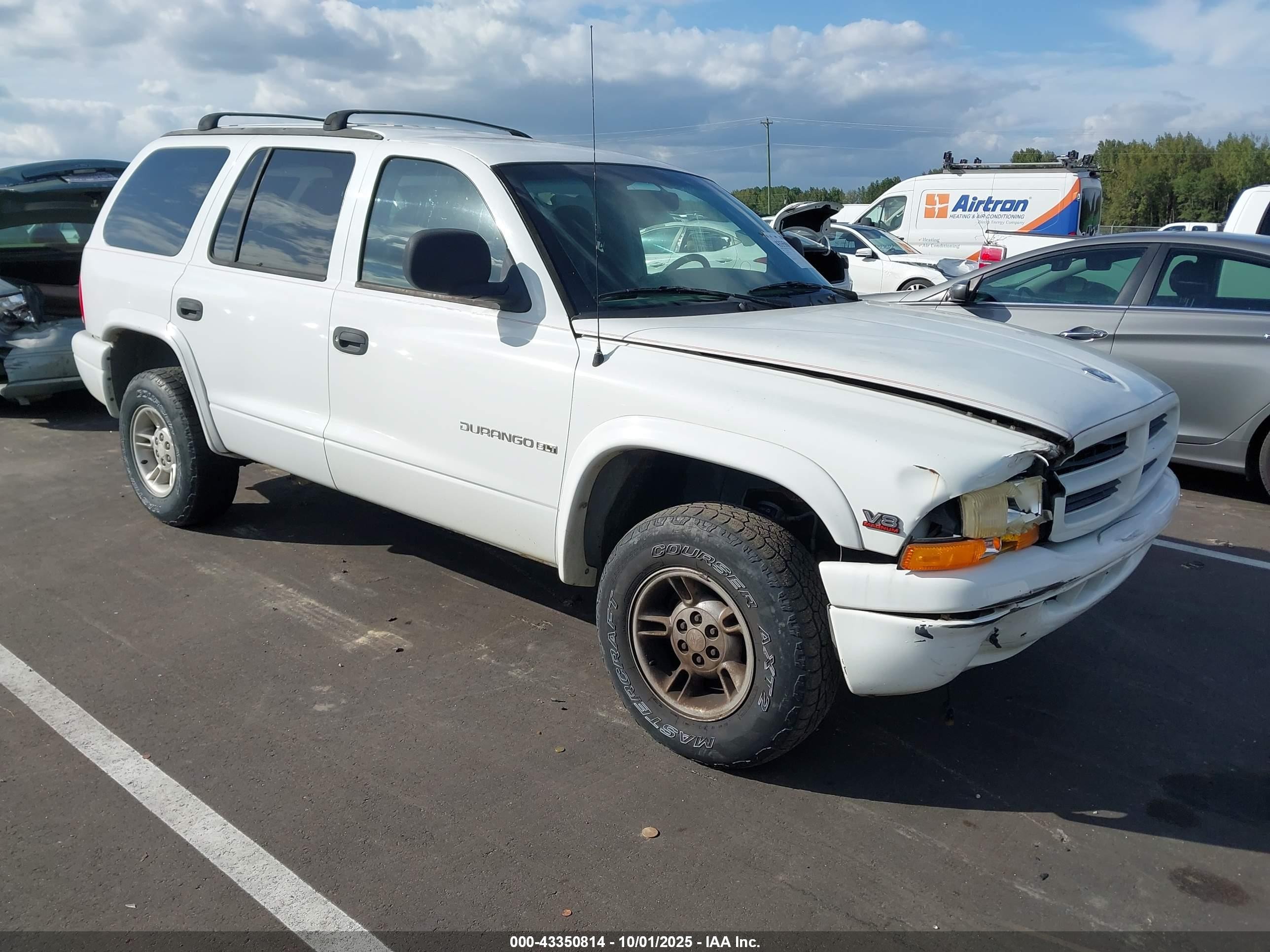 1999 Dodge Durango   White vin: 1B4HS28Y1XF590930