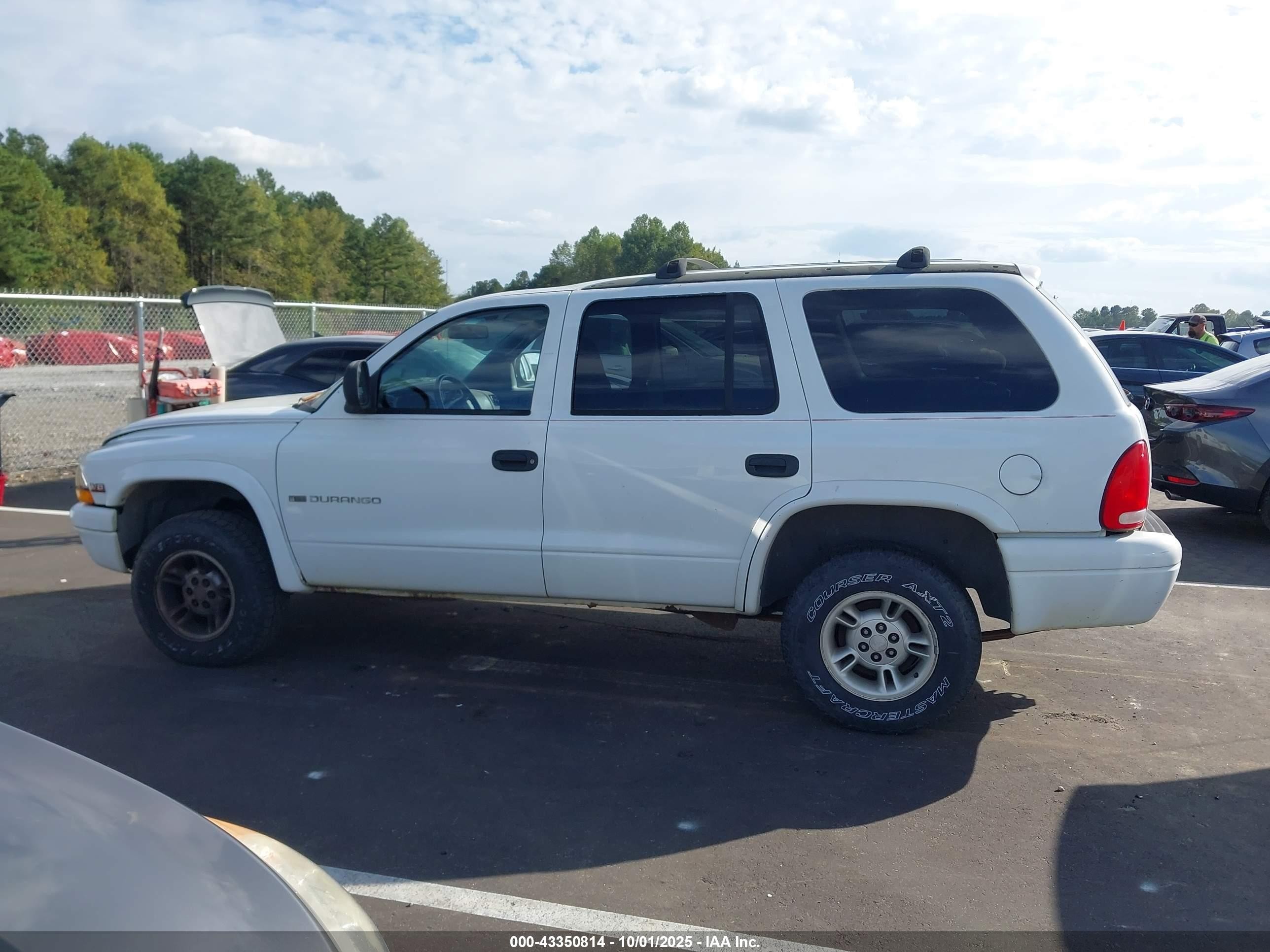 1999 Dodge Durango   White vin: 1B4HS28Y1XF590930