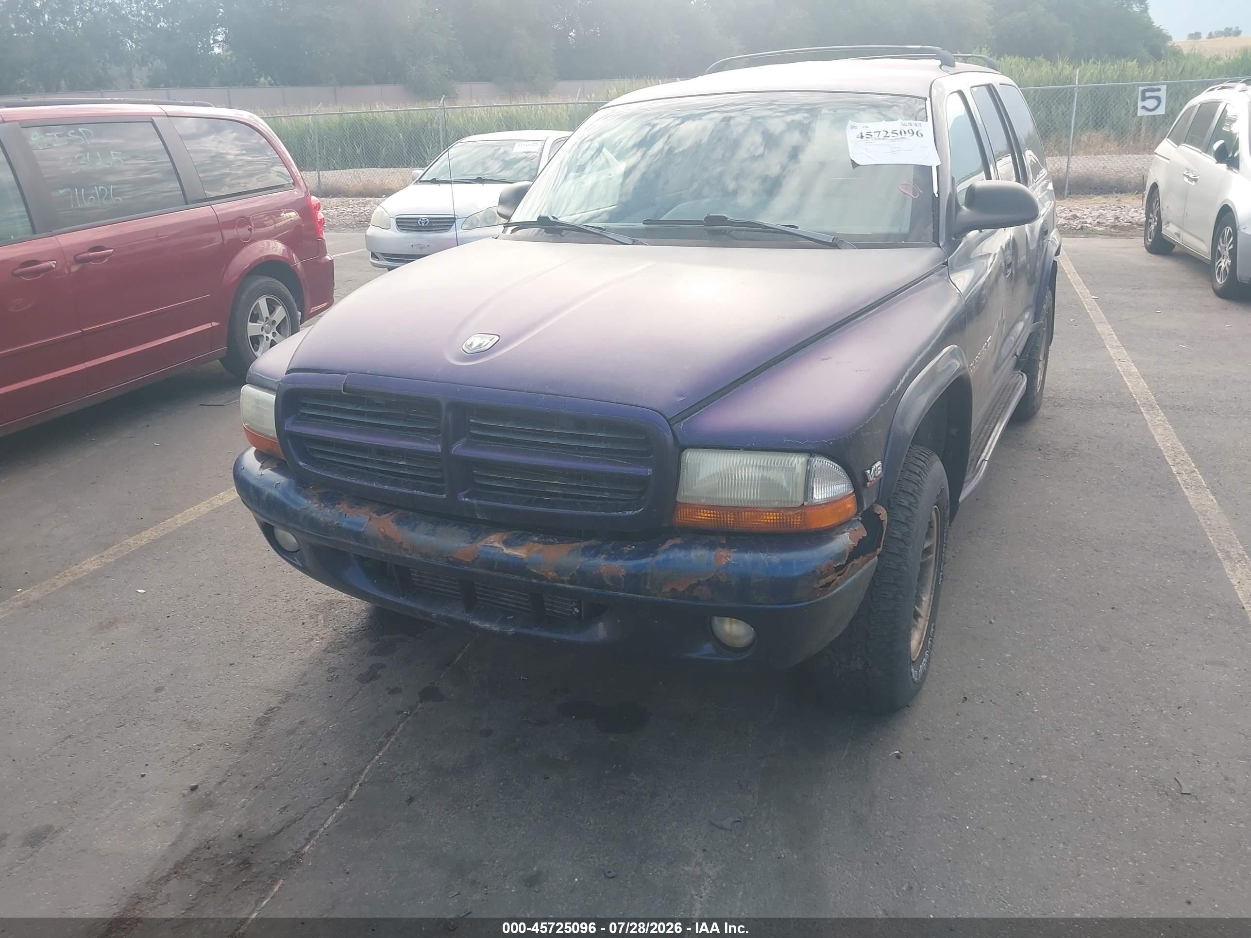 1999 Dodge Durango   Purple vin: 1B4HS28Y2XF525651