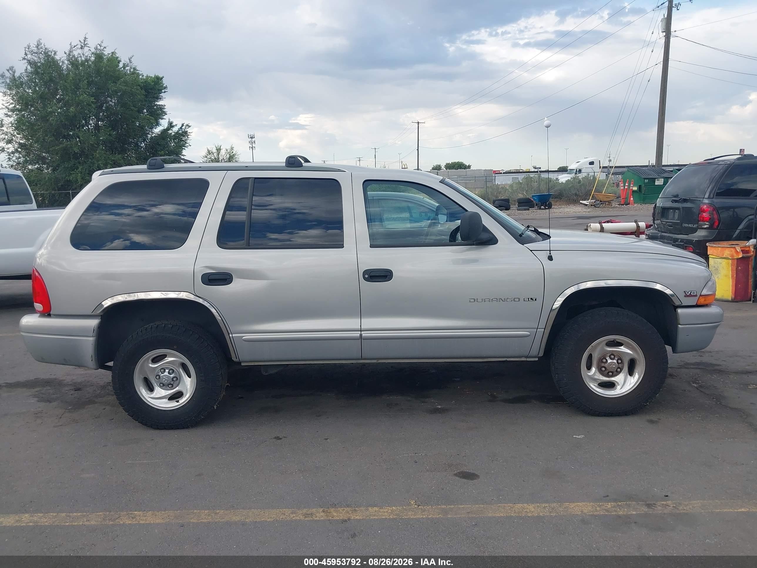 1998 Dodge Durango Slt Silver vin: 1B4HS28Y6WF158378