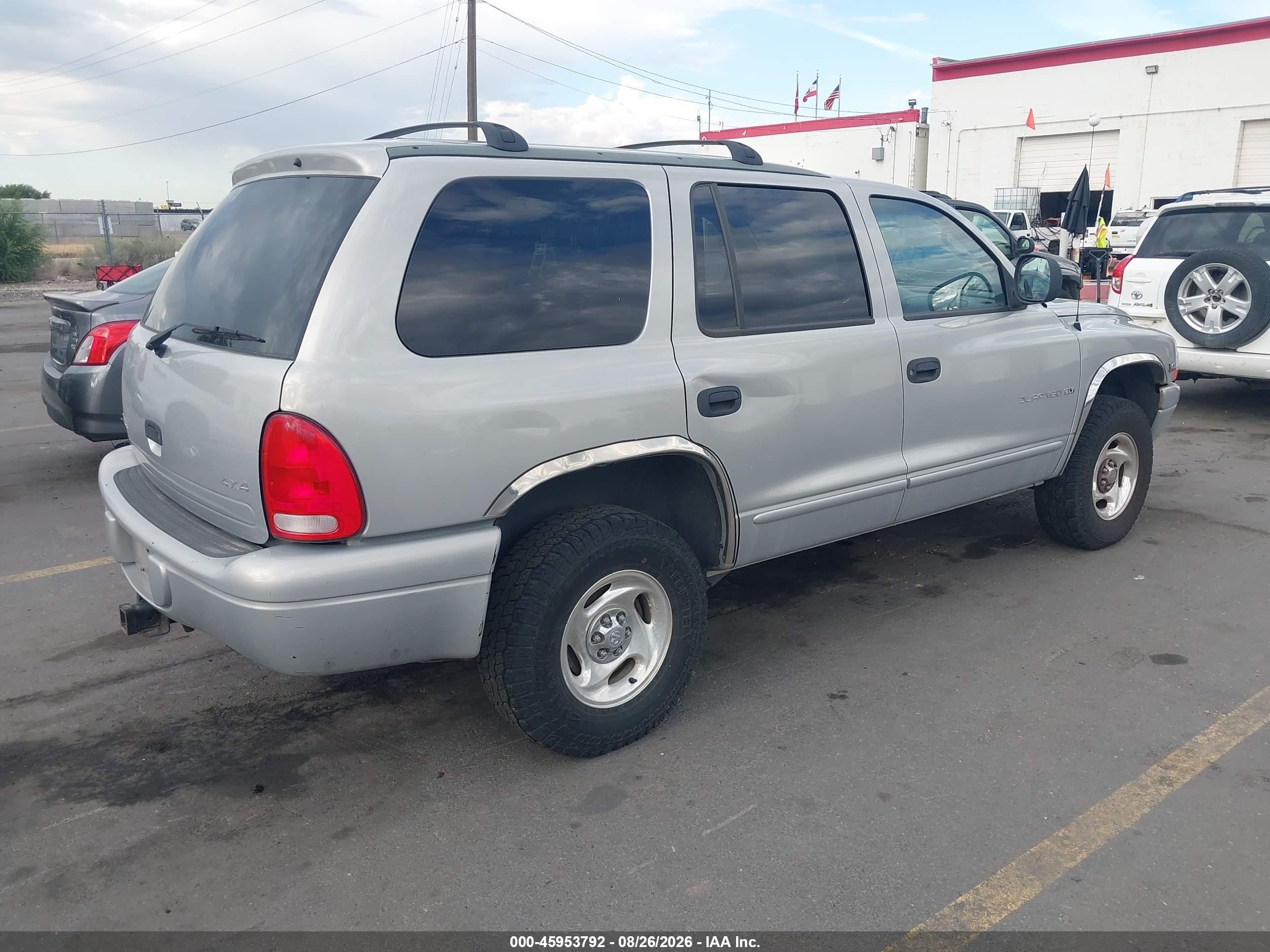 1998 Dodge Durango Slt Silver vin: 1B4HS28Y6WF158378