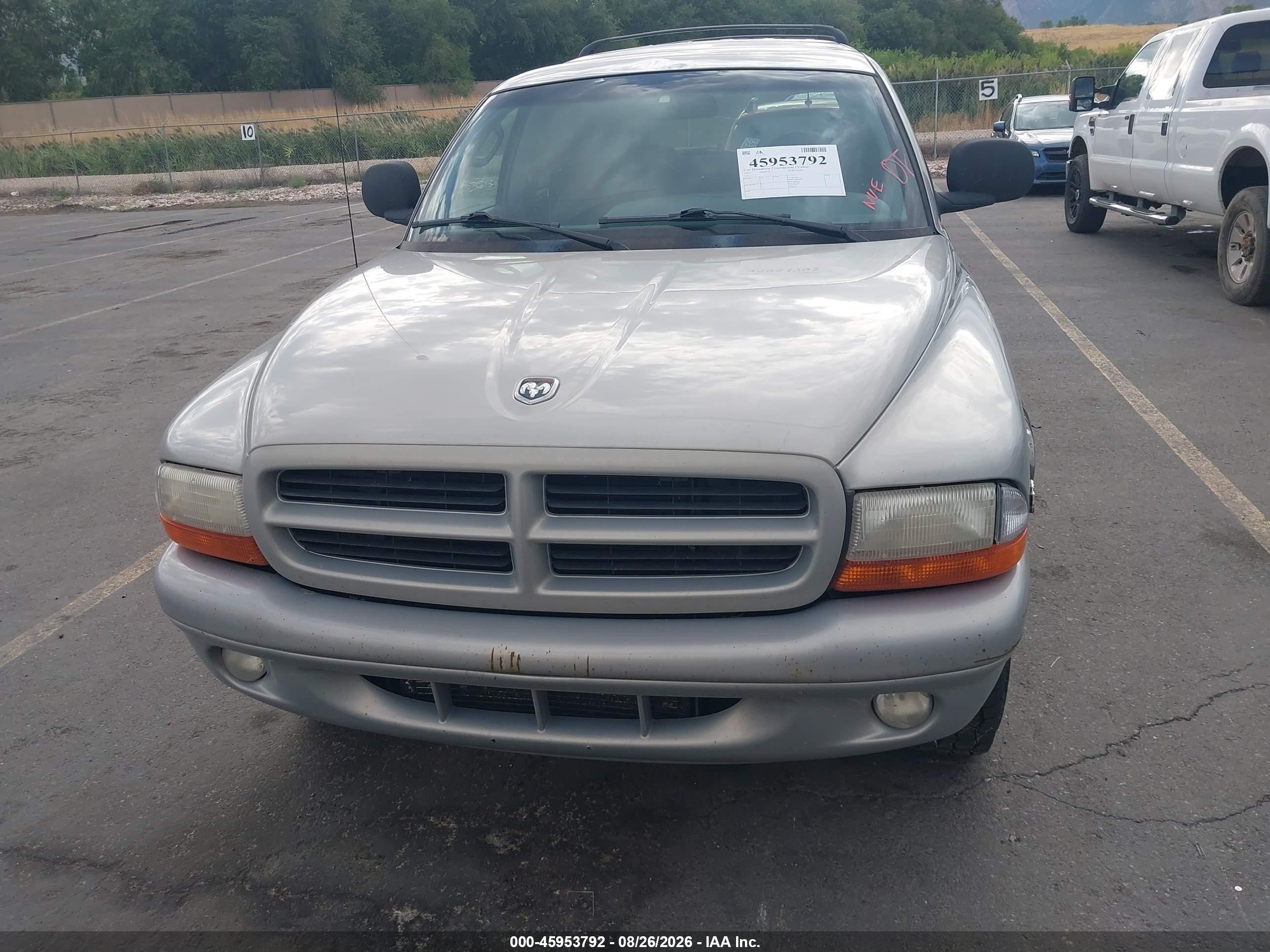1998 Dodge Durango Slt Silver vin: 1B4HS28Y6WF158378