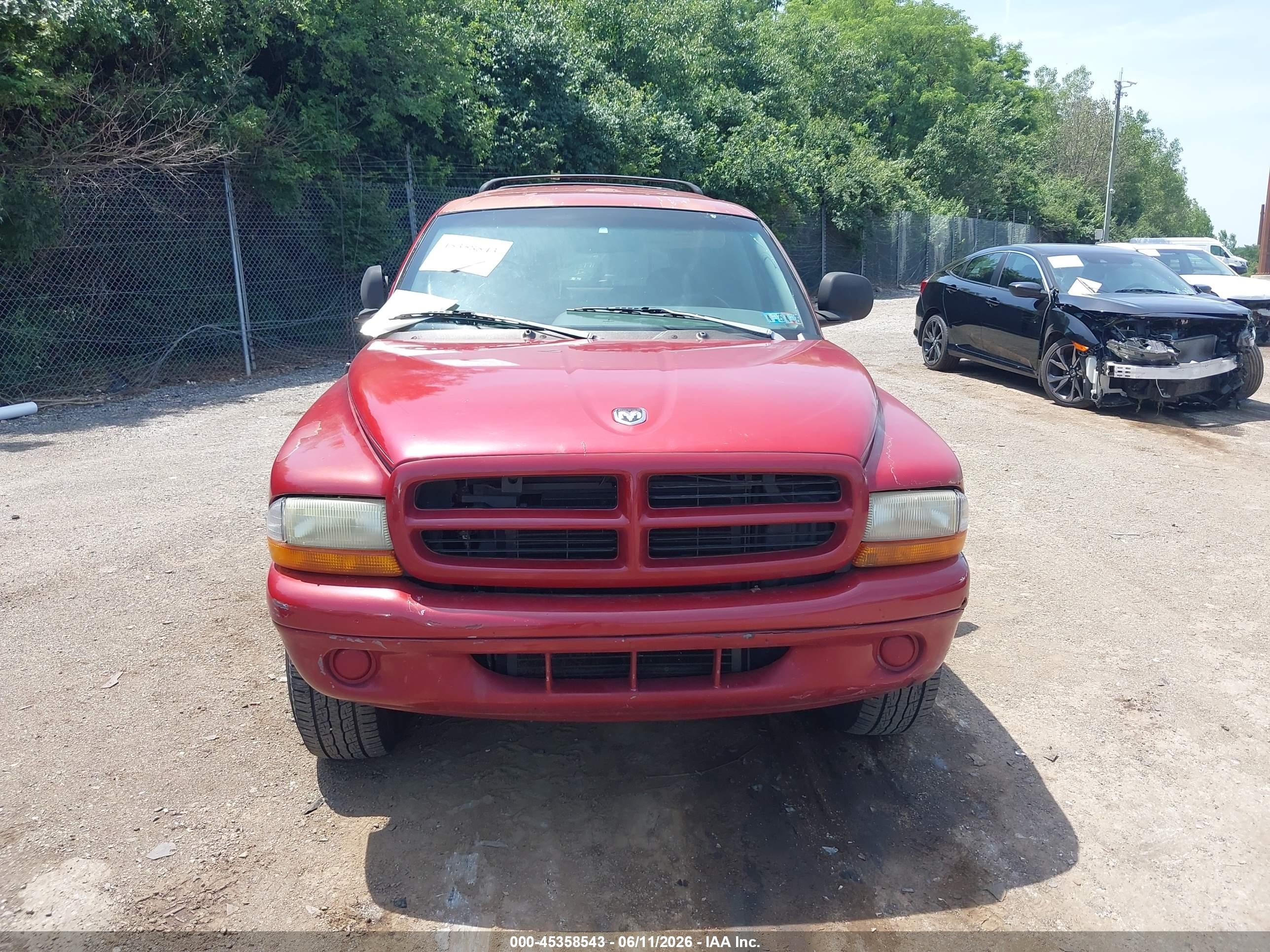 1999 Dodge Durango   Red vin: 1B4HS28Y6XF682132
